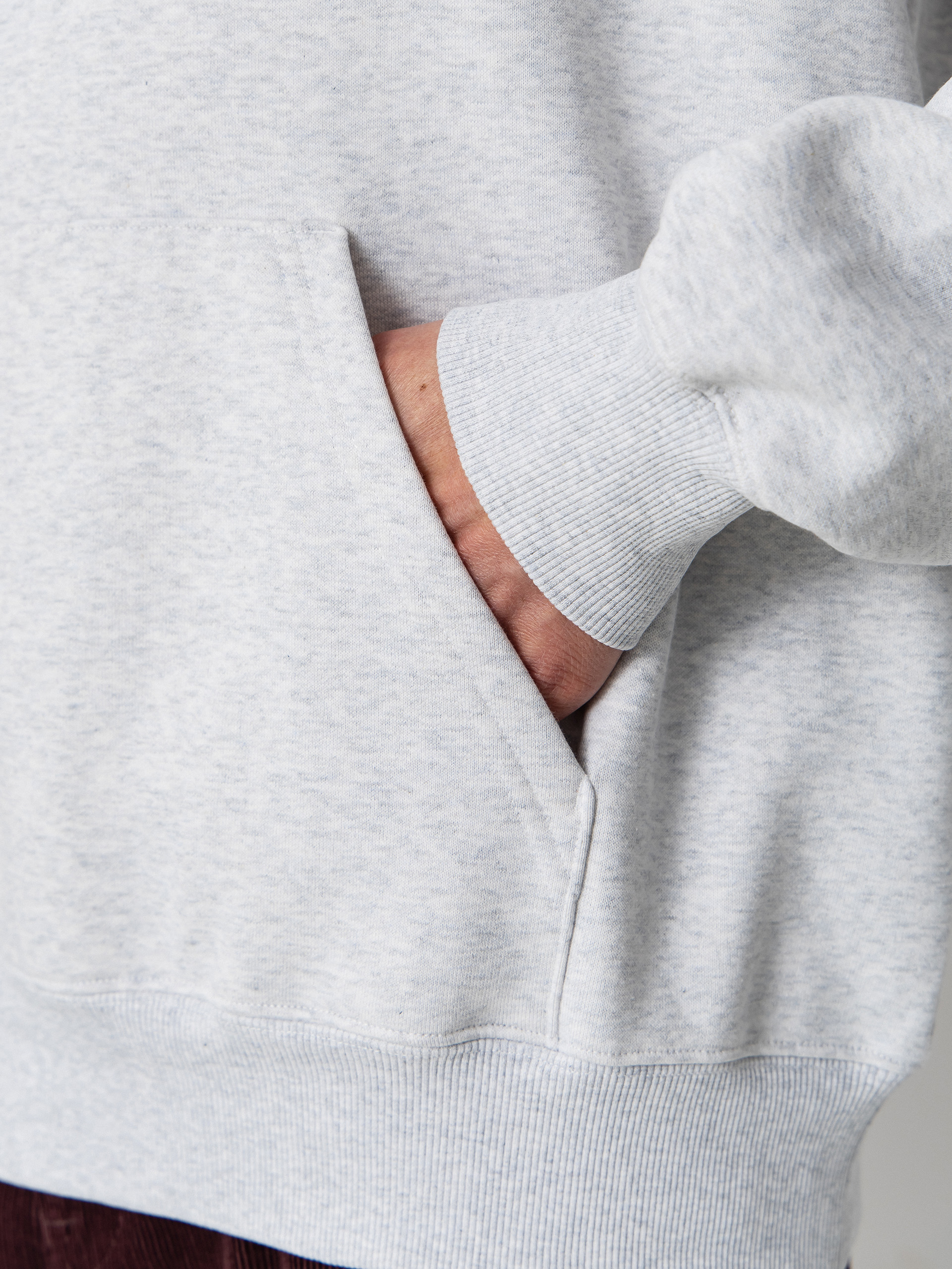 Bluza z kapturem Carhartt WIP Carhartt HD (ash heather/cozy purple)