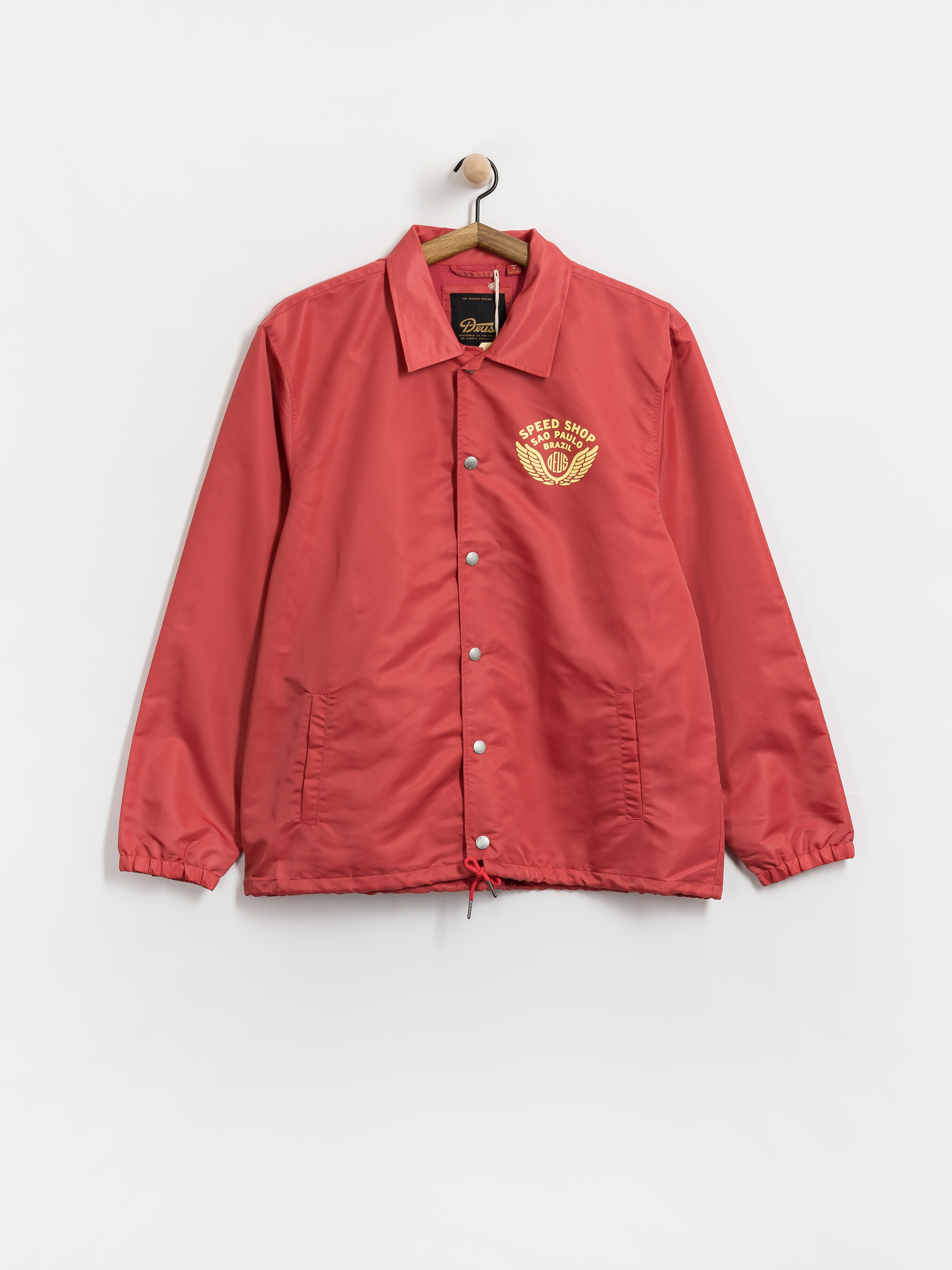 Kurtka Deus Ex Machina Munificence Nylon Coach (melon red)