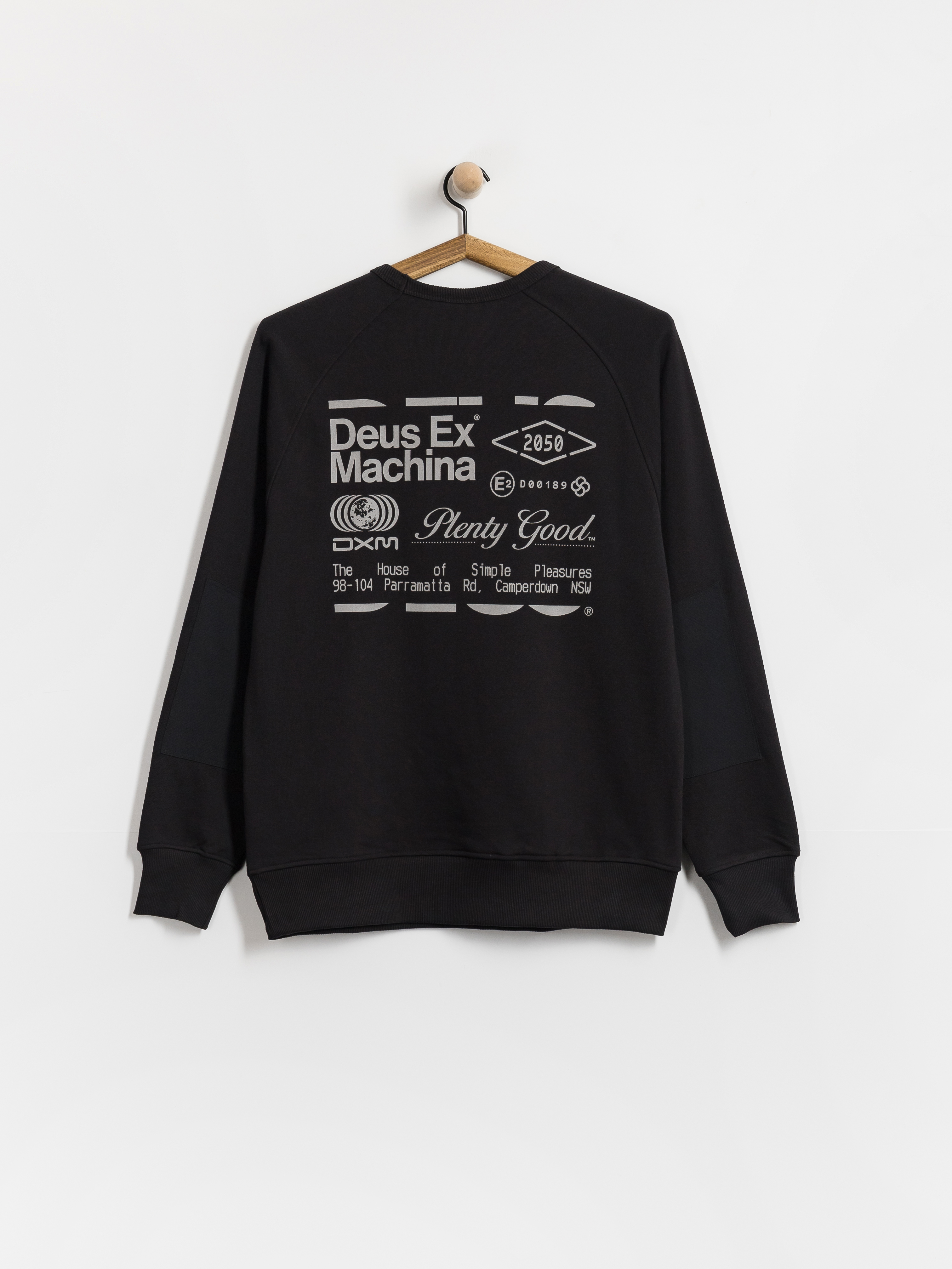 Bluza Deus Ex Machina Plenty Good Crew (black)