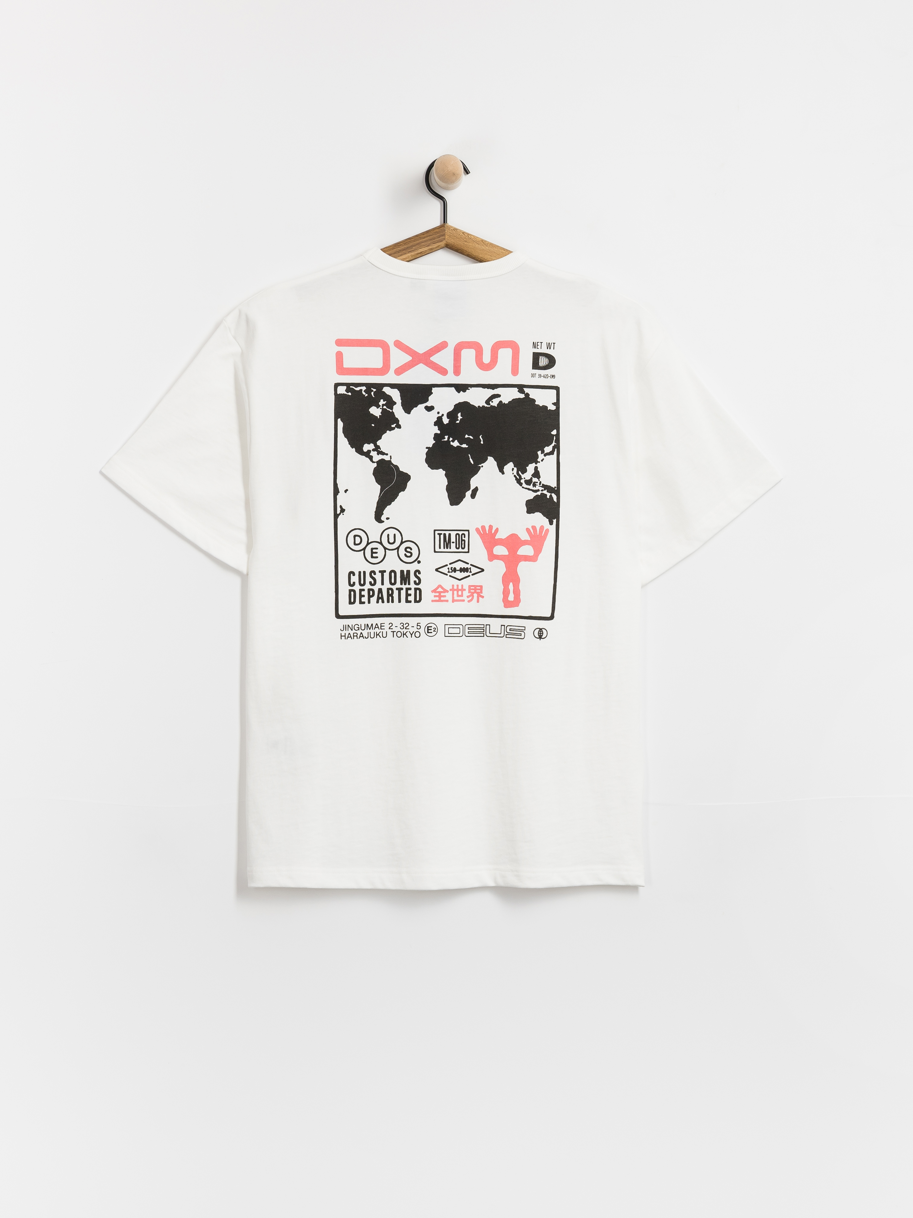 T-shirt Deus Ex Machina Departed (vintage white)