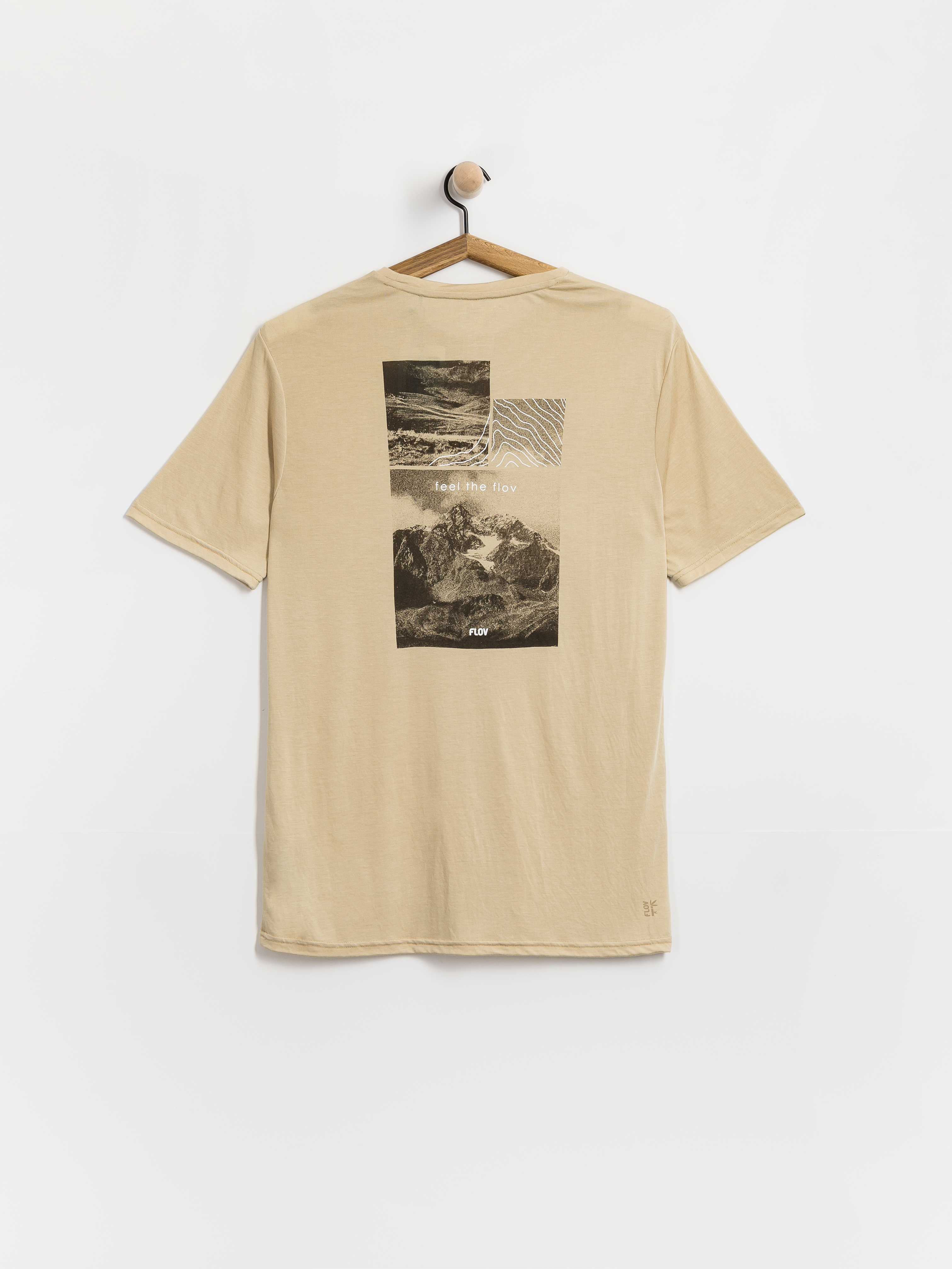T-shirt FLOV Morro (beige/dark grey)