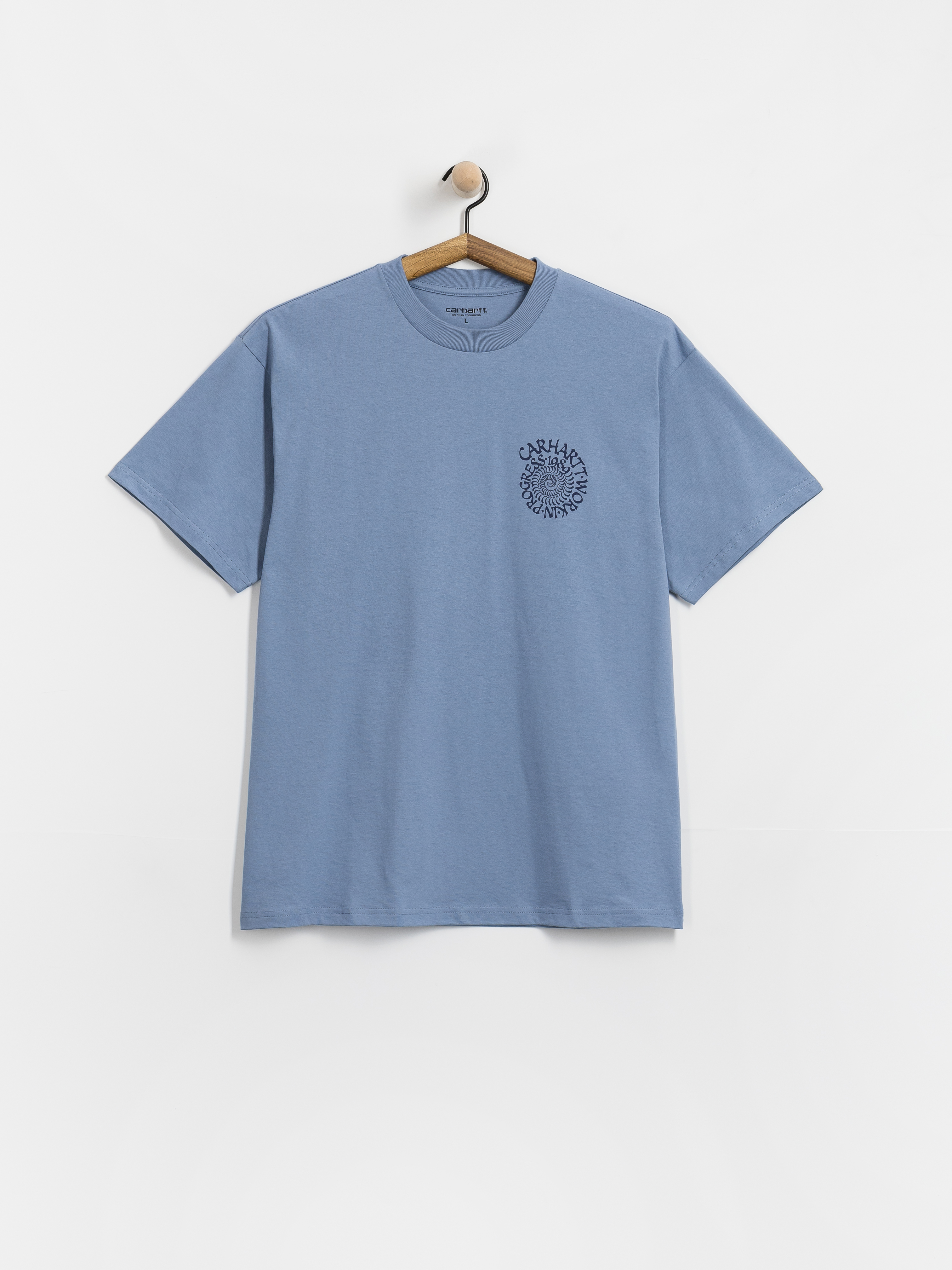 T-shirt Carhartt WIP Spirals (gentle blue)