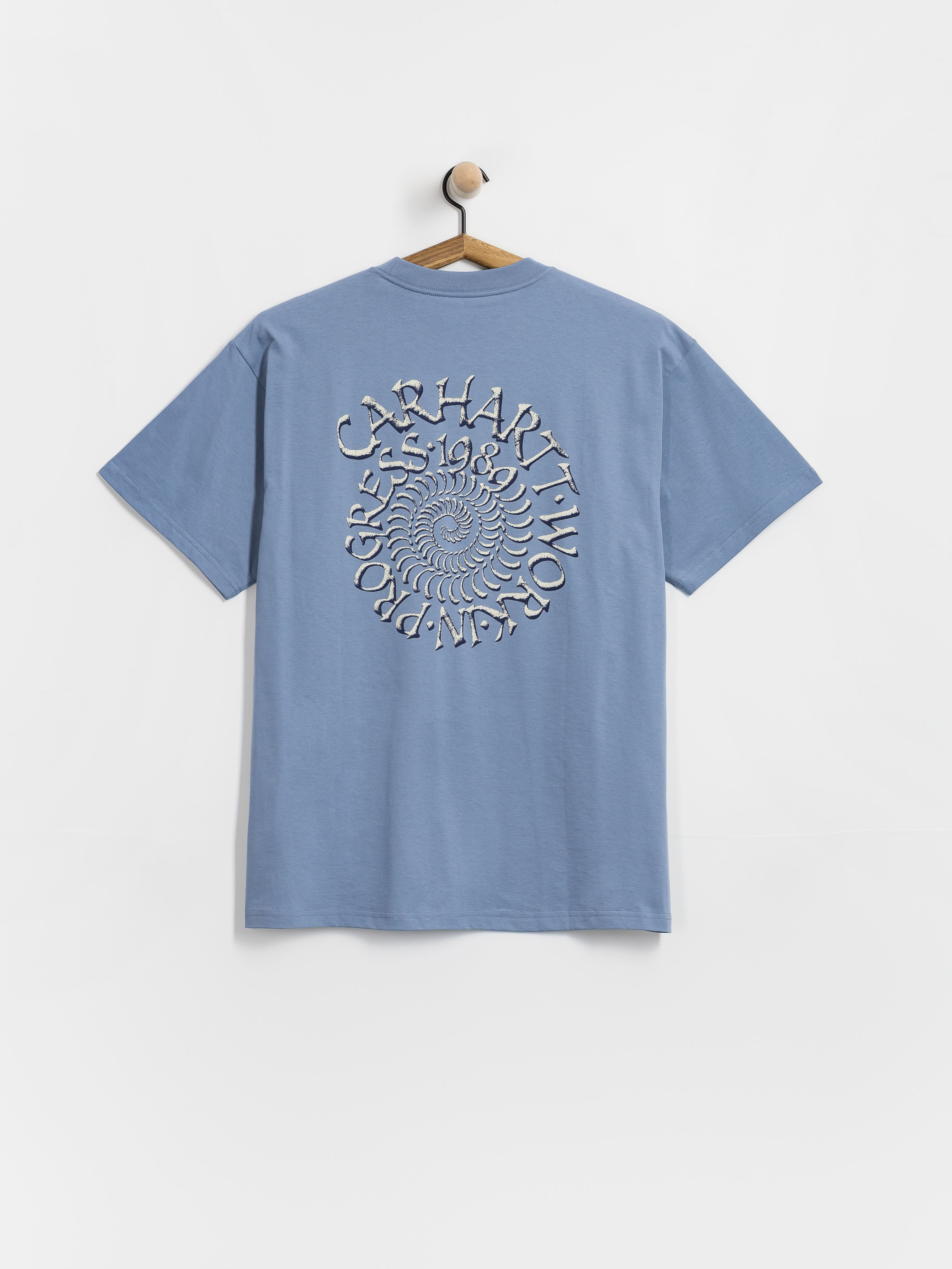 T-shirt Carhartt WIP Spirals (gentle blue)