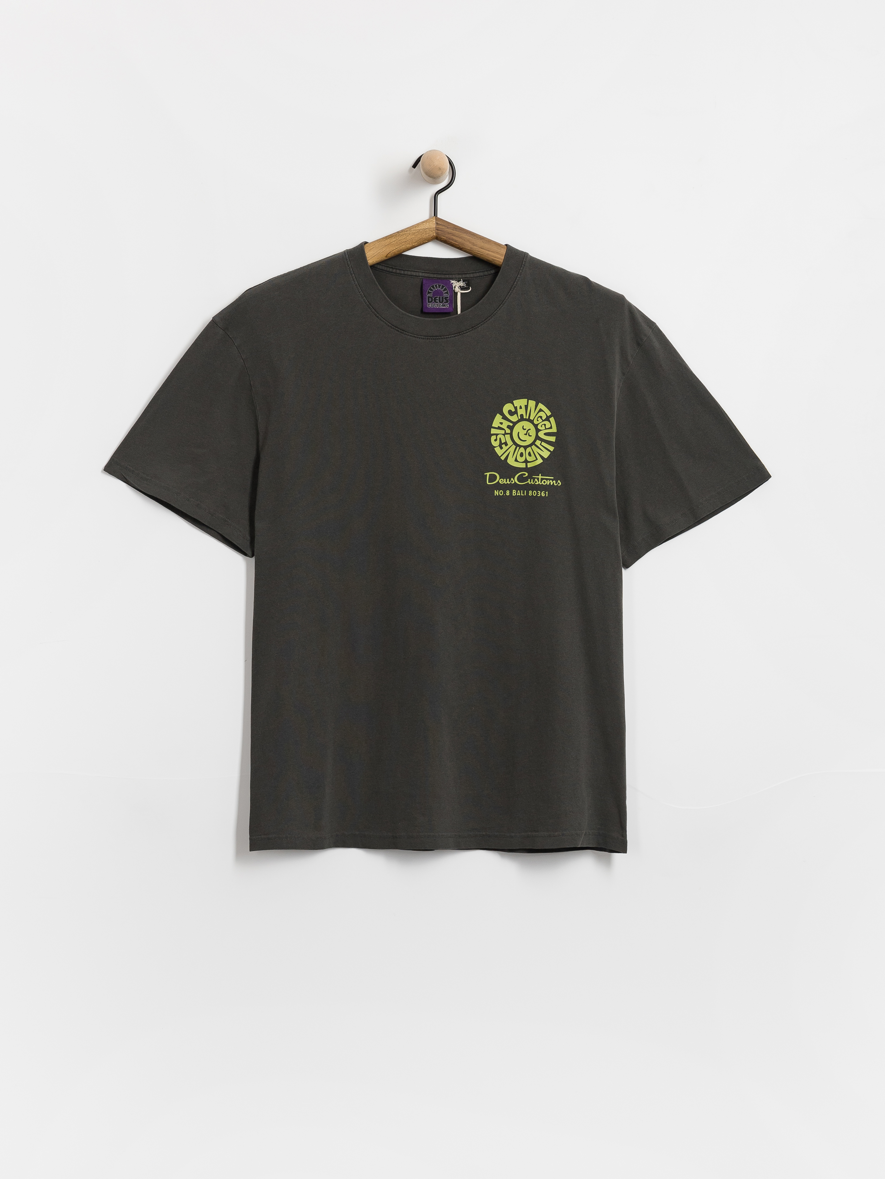 T-shirt Deus Ex Machina Canggu Address (anthracite)