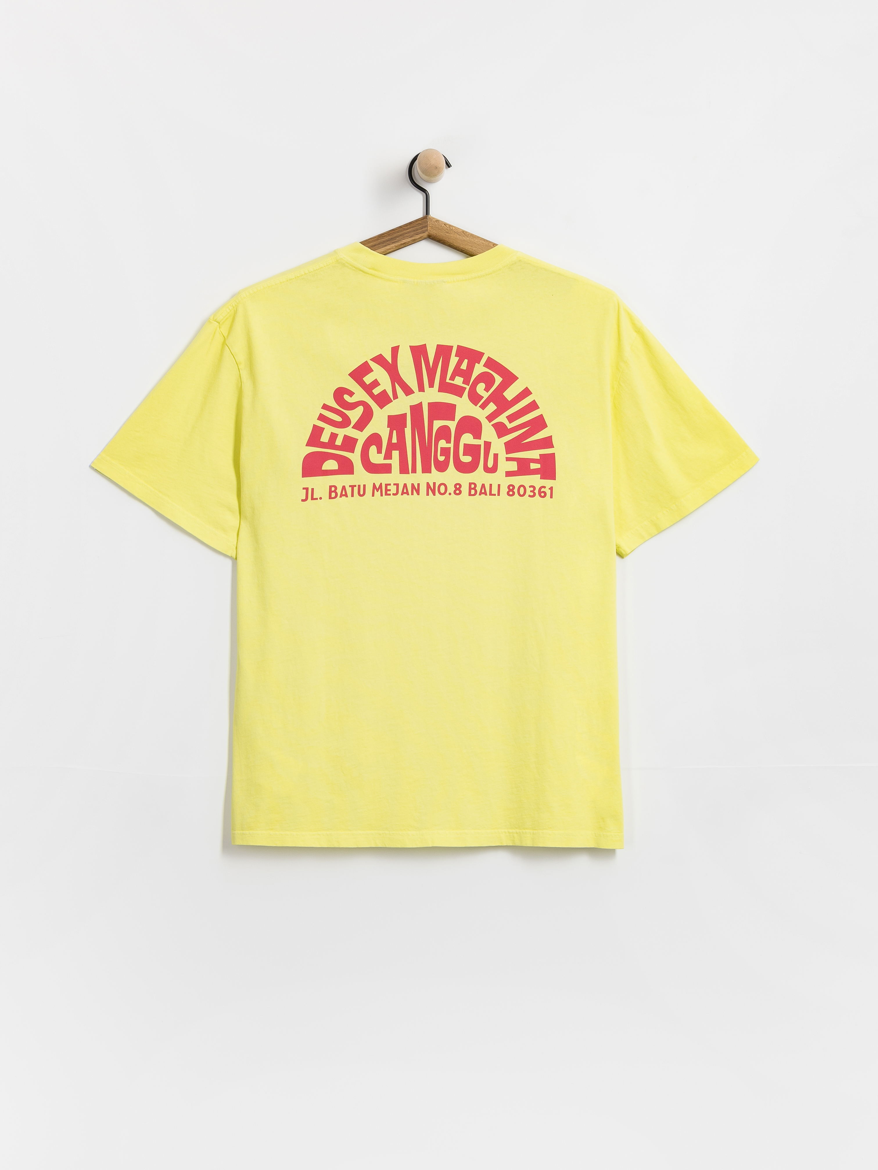 T-shirt Deus Ex Machina Canggu Address (canary yellow)