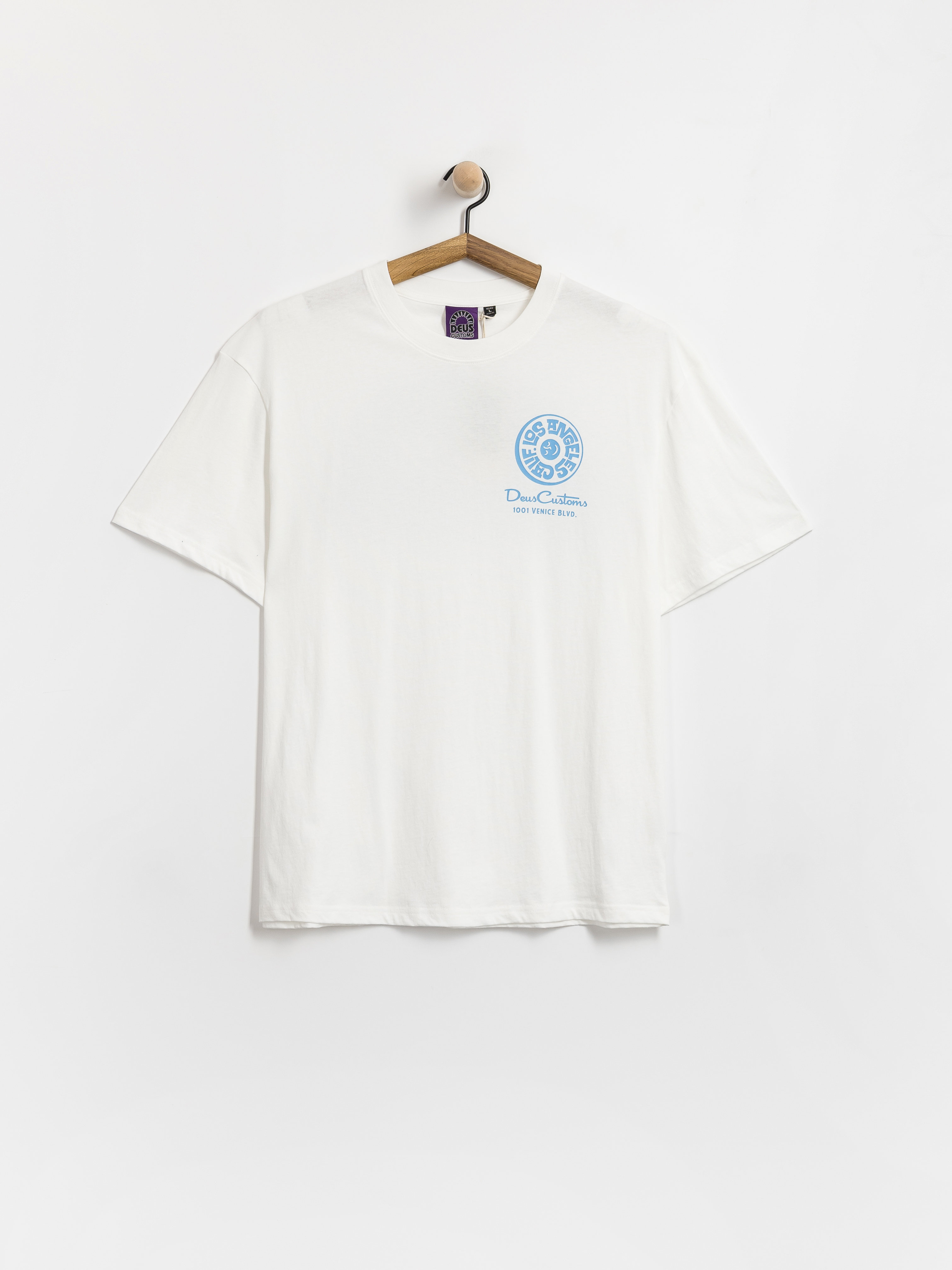T-shirt Deus Ex Machina Los Angeles Address (vintage white)