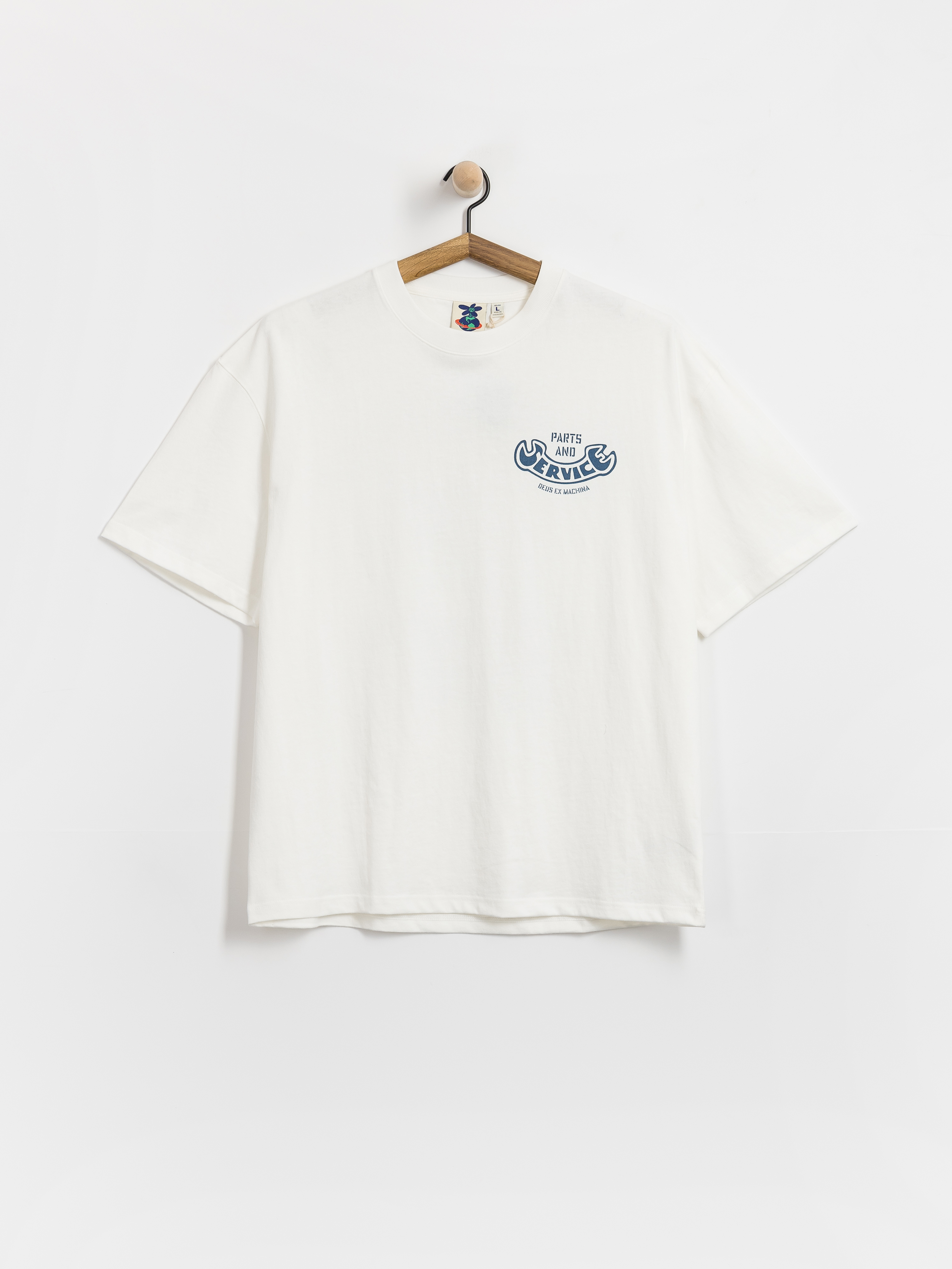 T-shirt Deus Ex Machina Ruff And Smooth (vintage white)