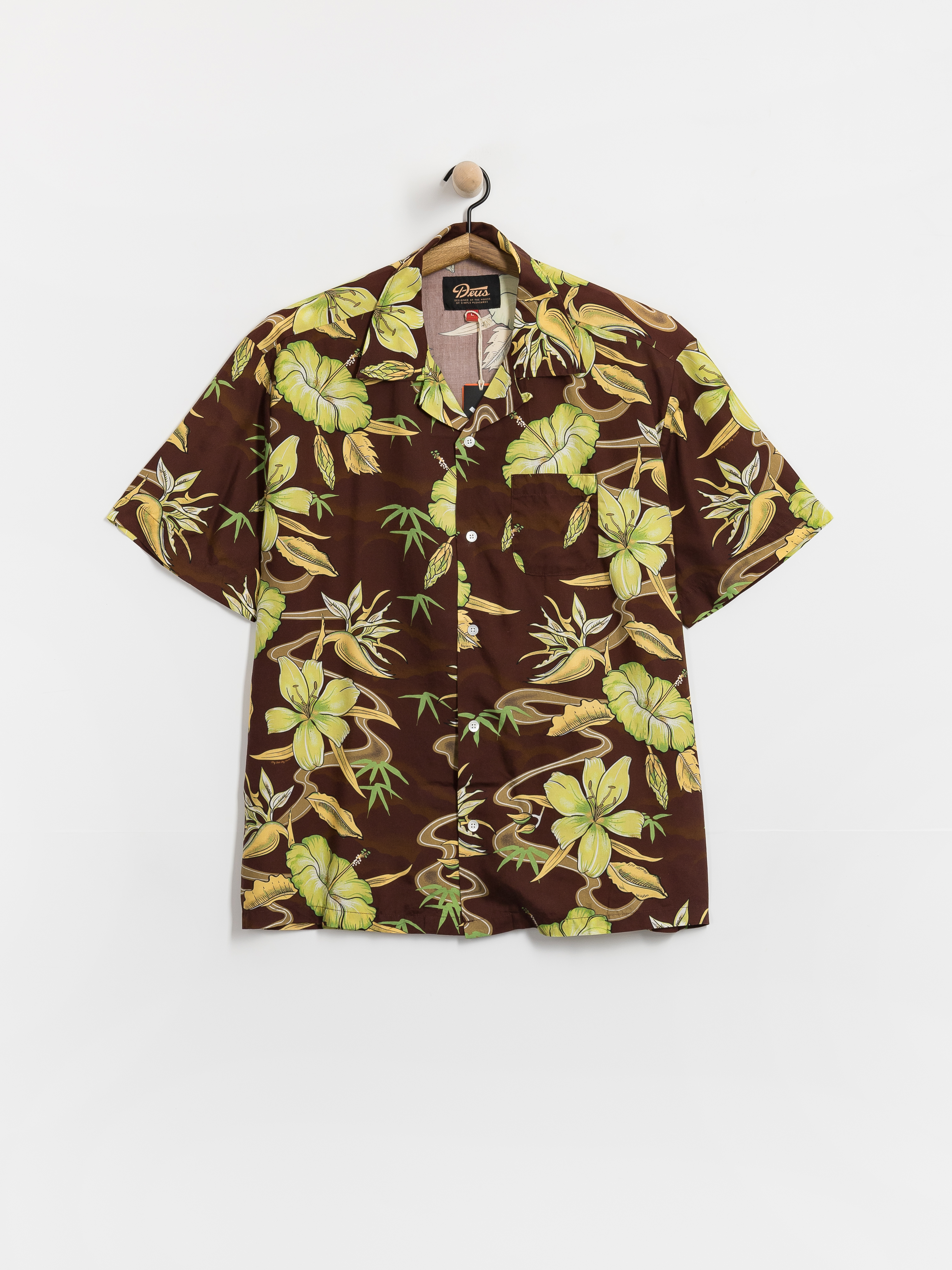 Koszula Deus Ex Machina Broadus (brown)