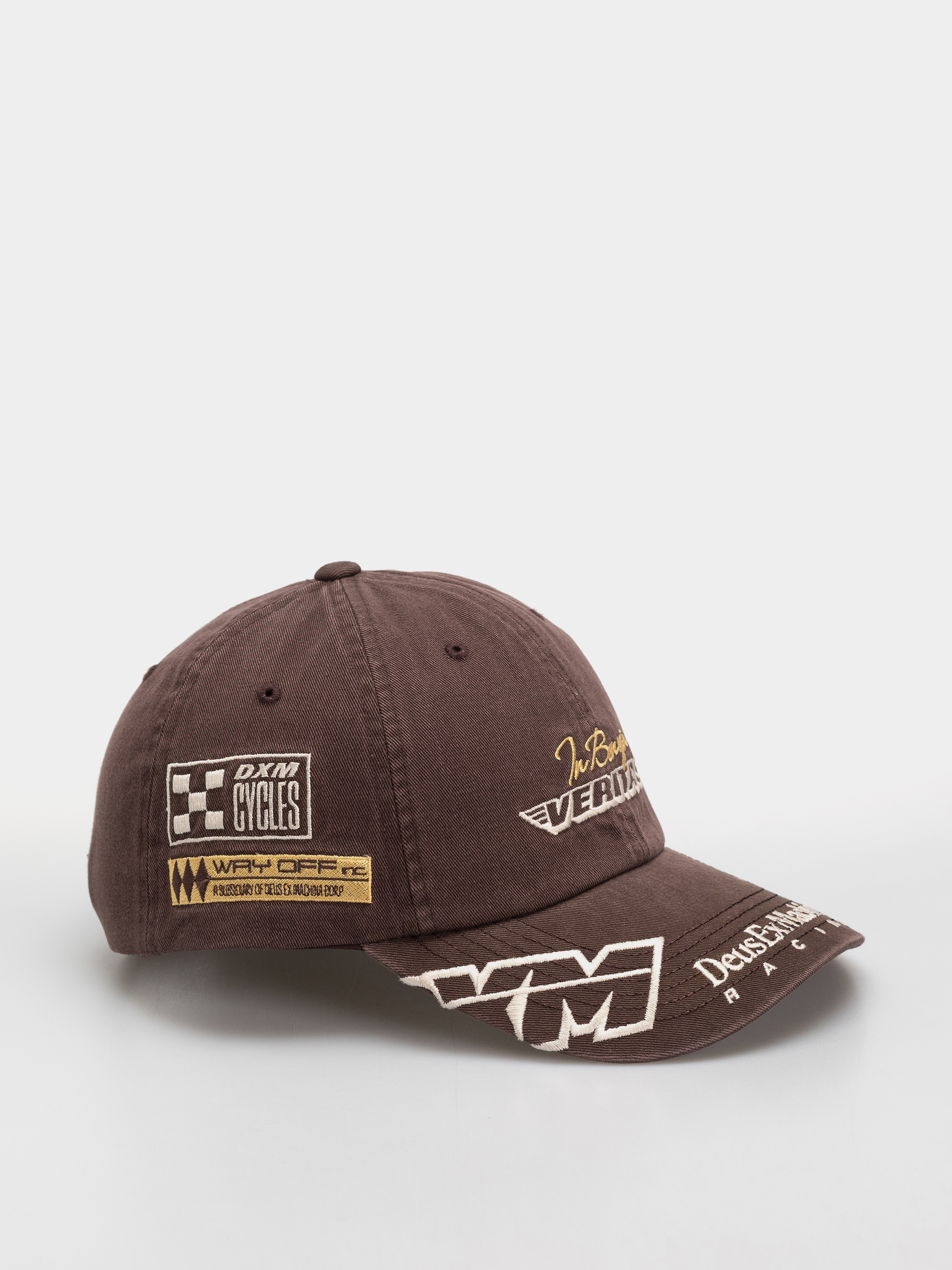 Czapka z daszkiem Deus Ex Machina Ace Moto (brown)
