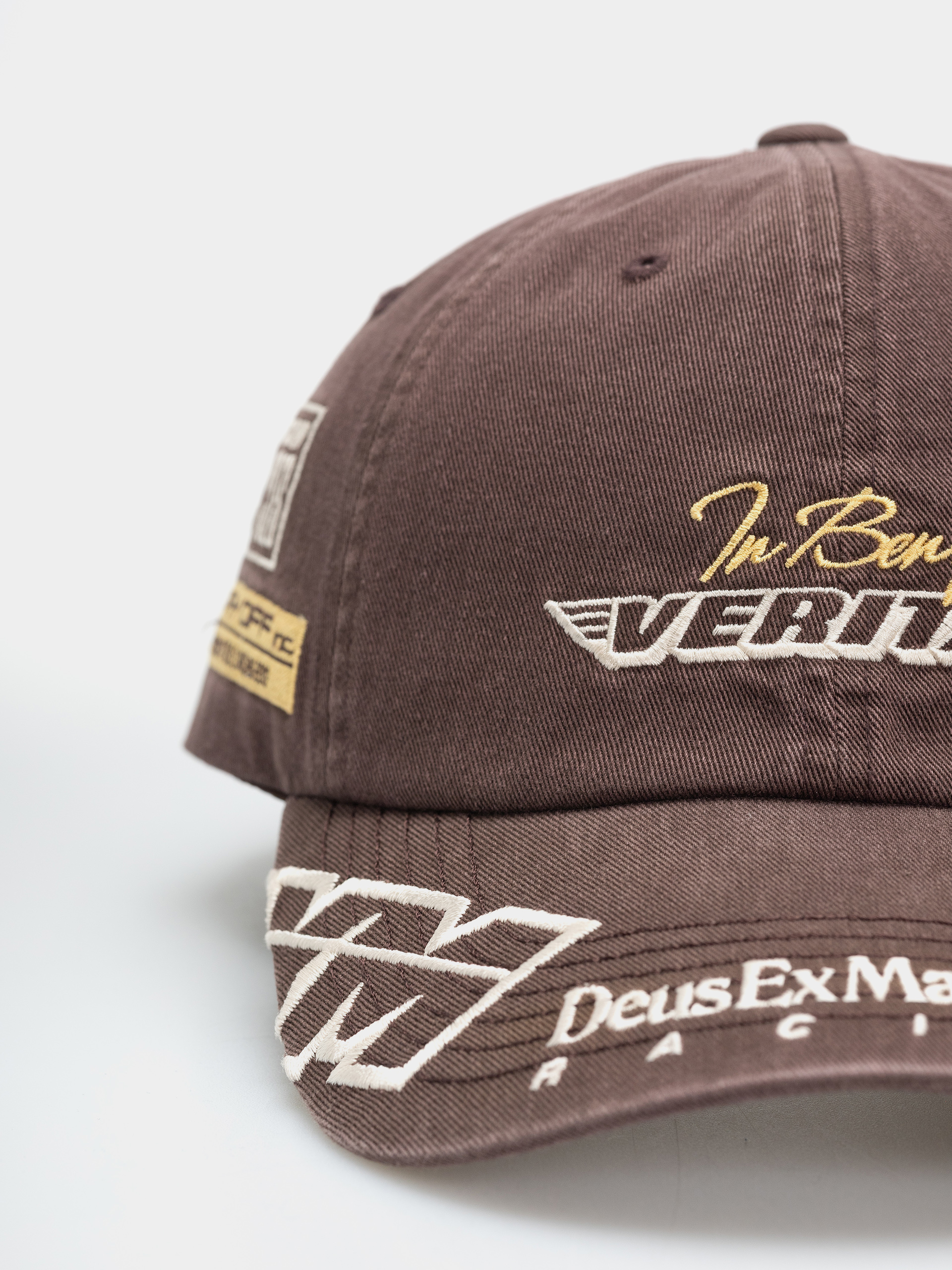Czapka z daszkiem Deus Ex Machina Ace Moto (brown)
