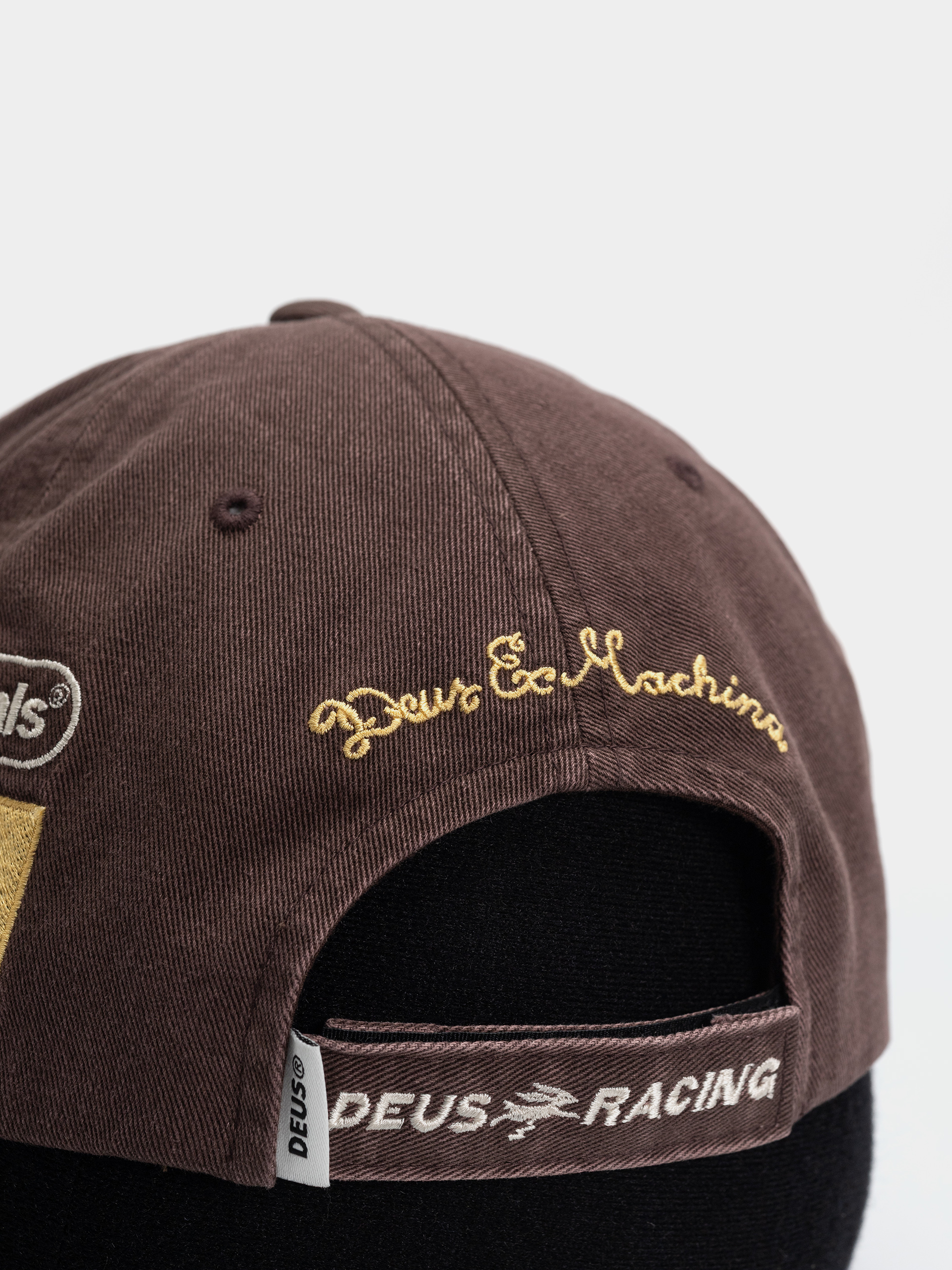 Czapka z daszkiem Deus Ex Machina Ace Moto (brown)