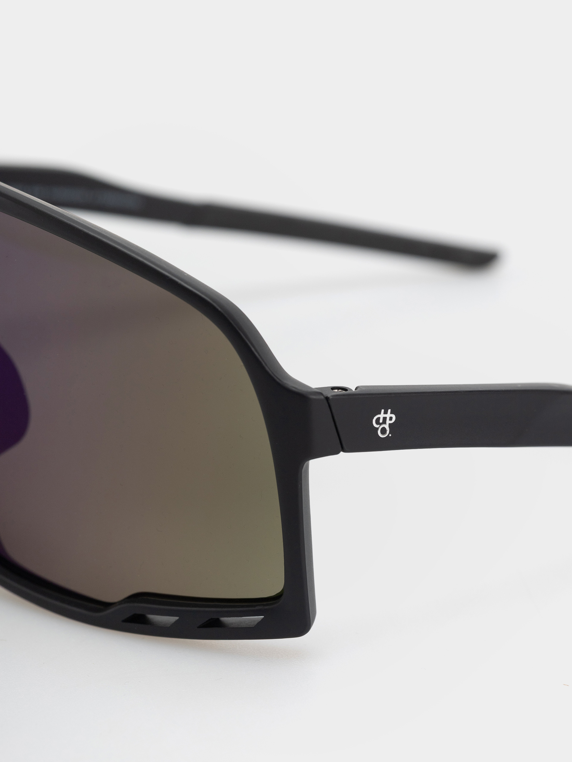 Okulary przeciwsłoneczne CHPO Henrik (matte black/purple mirror)
