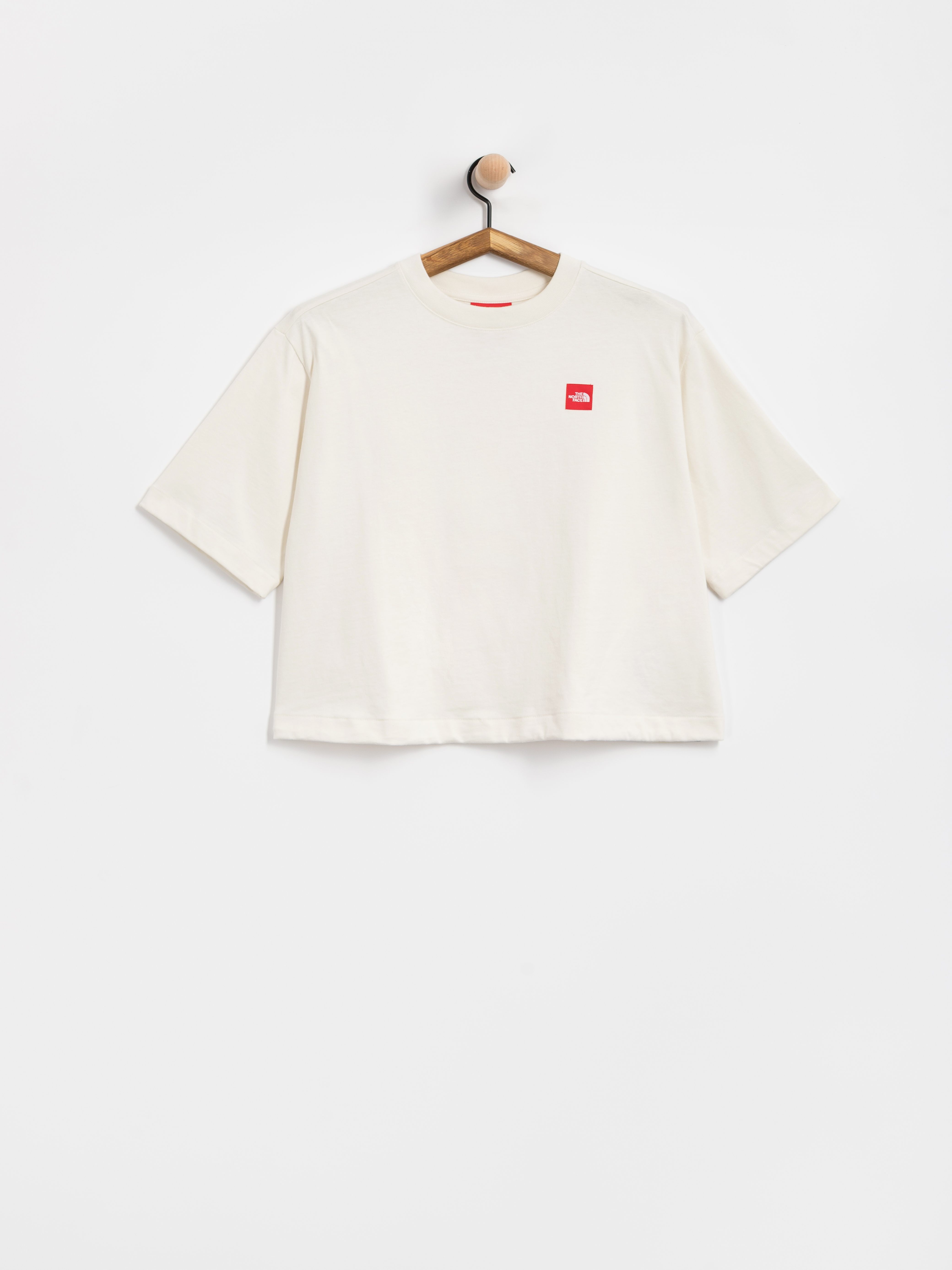 T-shirt The North Face Tnf Red Box Boxy Wmn (white dune)