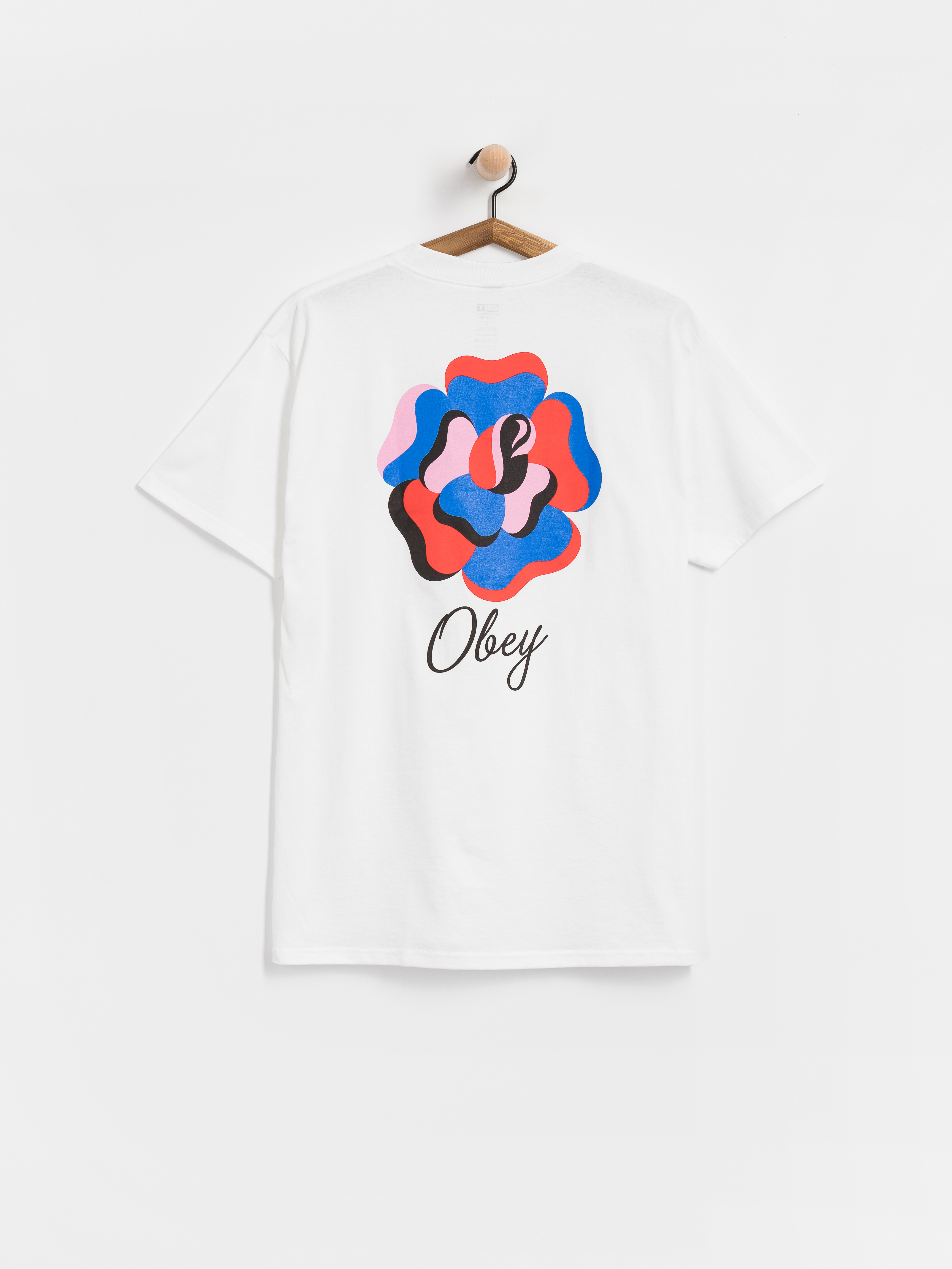 T-shirt OBEY Paper Rose (white)