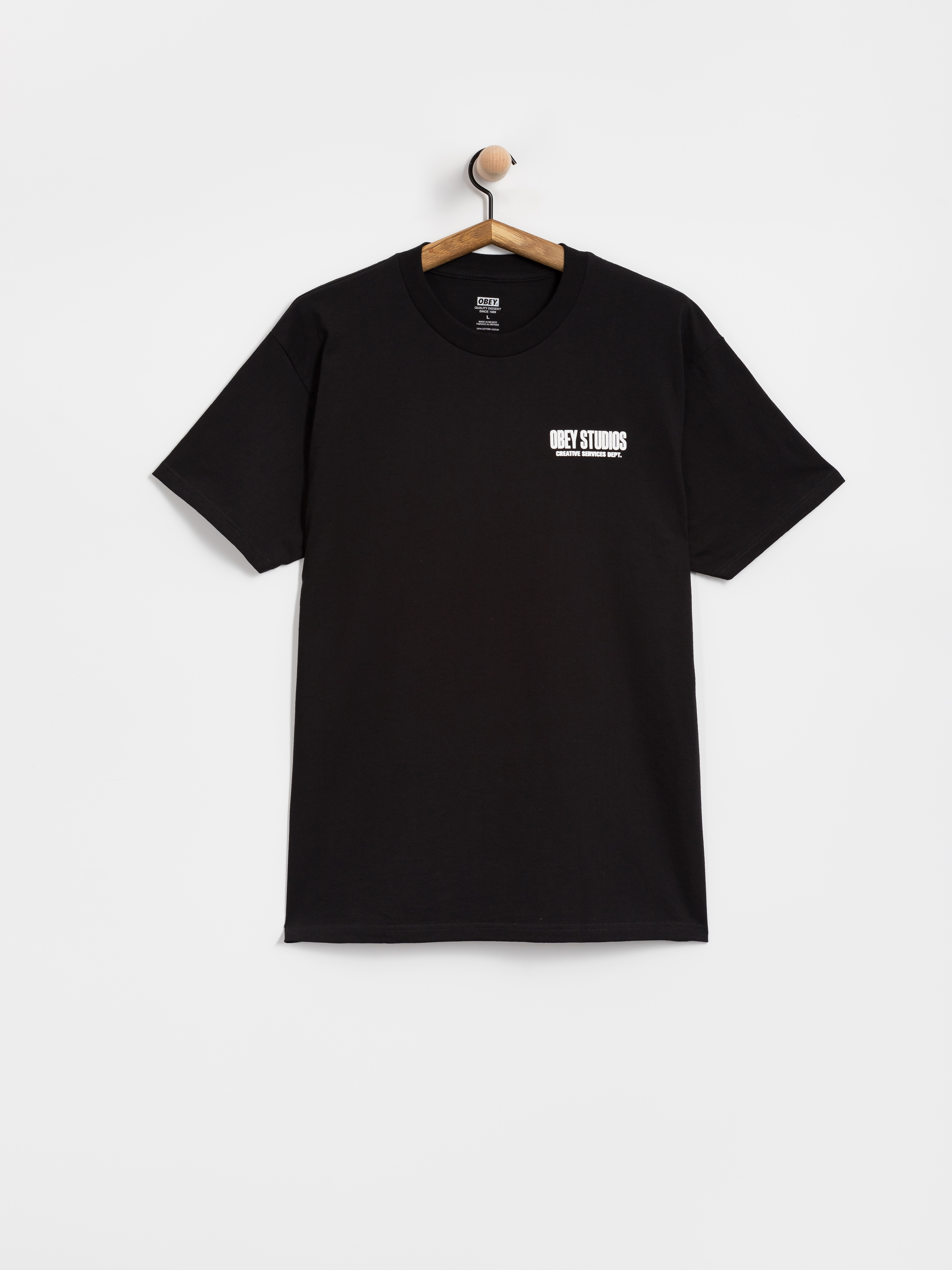 T-shirt OBEY Creative Services Dept. (black)