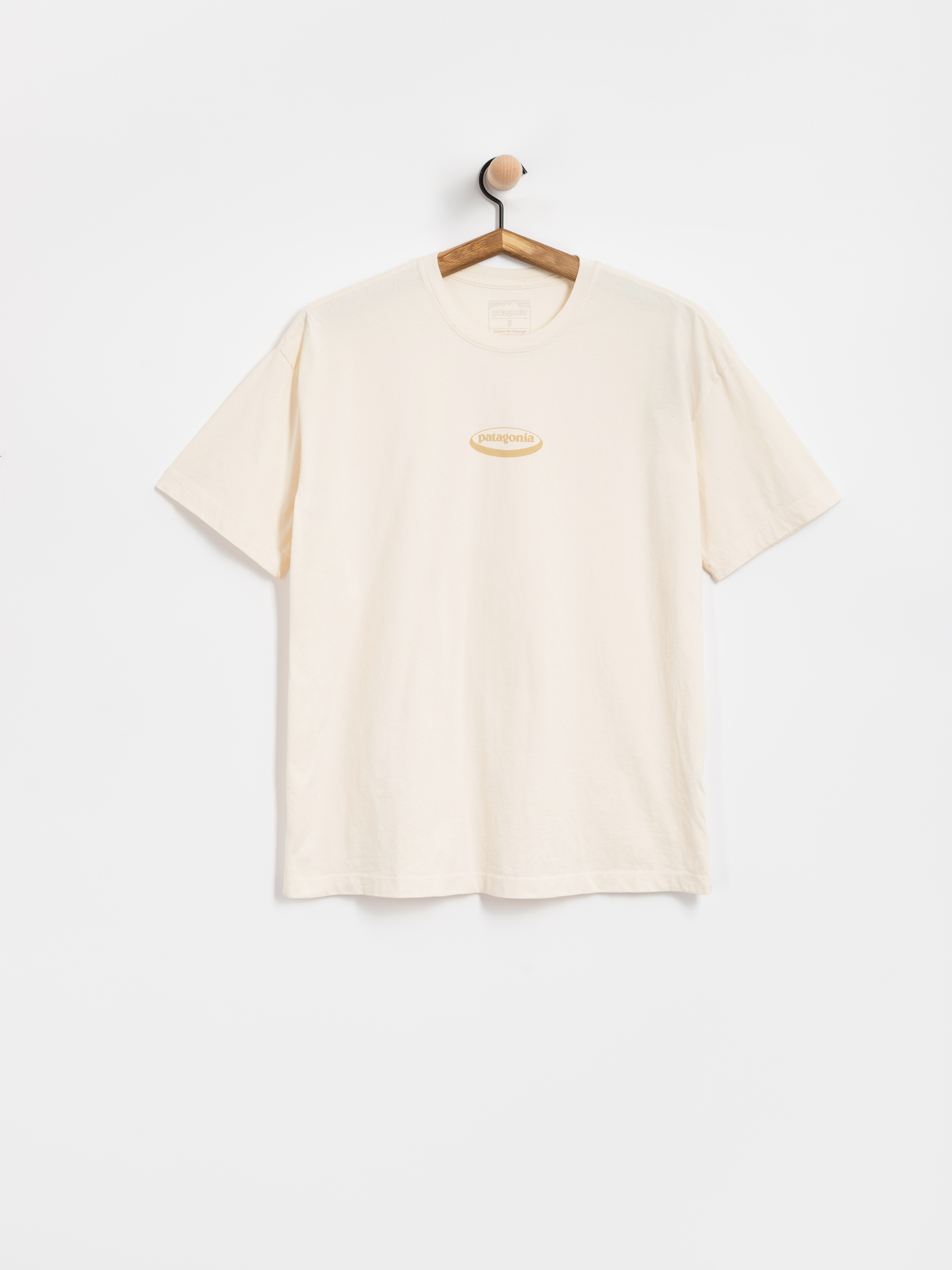 T-shirt Patagonia 95 Oval Logo Oversized Wmn (undyed natural)