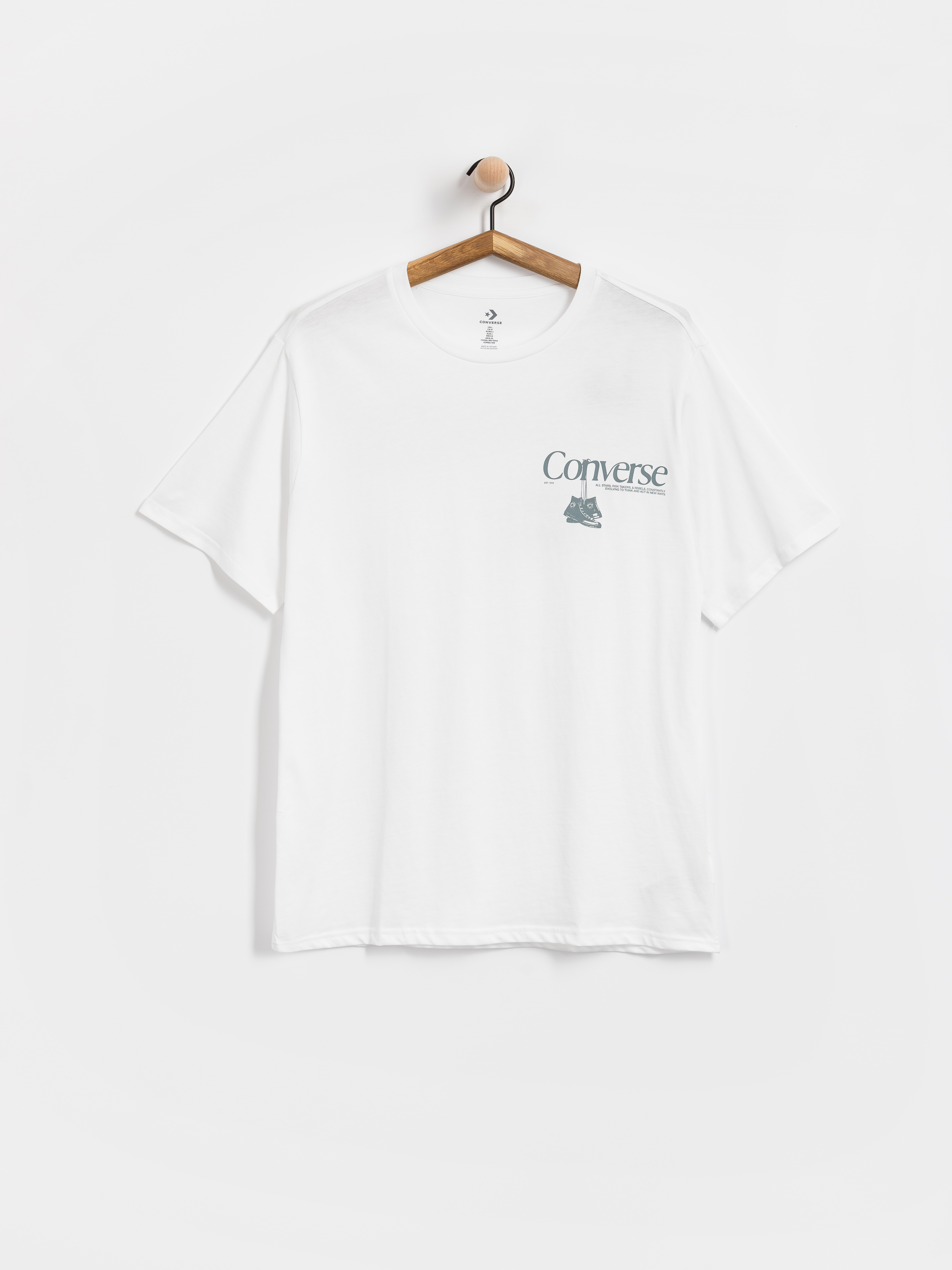 T-shirt Converse Hanging Shoes (white)