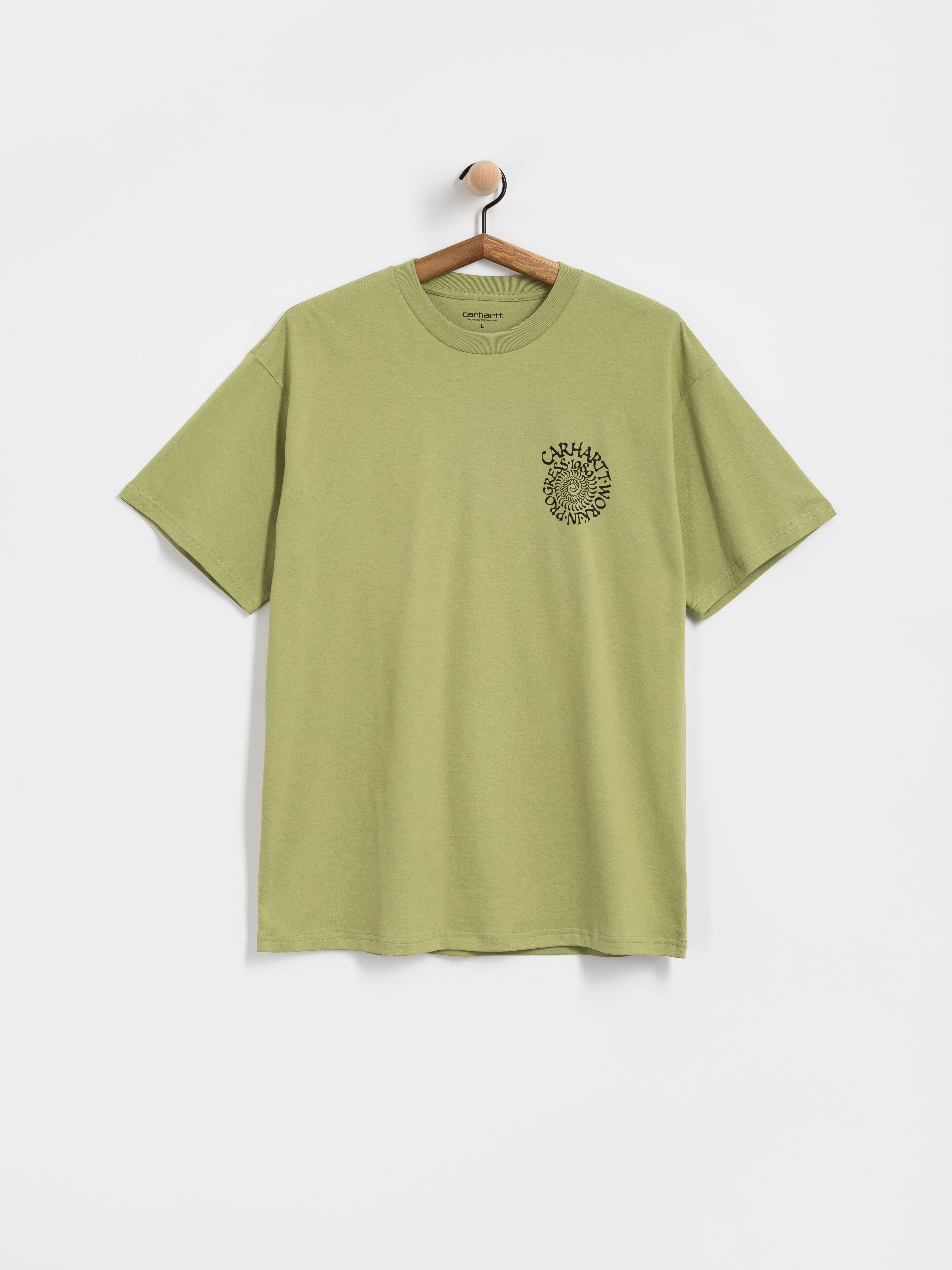 T-shirt Carhartt WIP Spirals (gentle green)