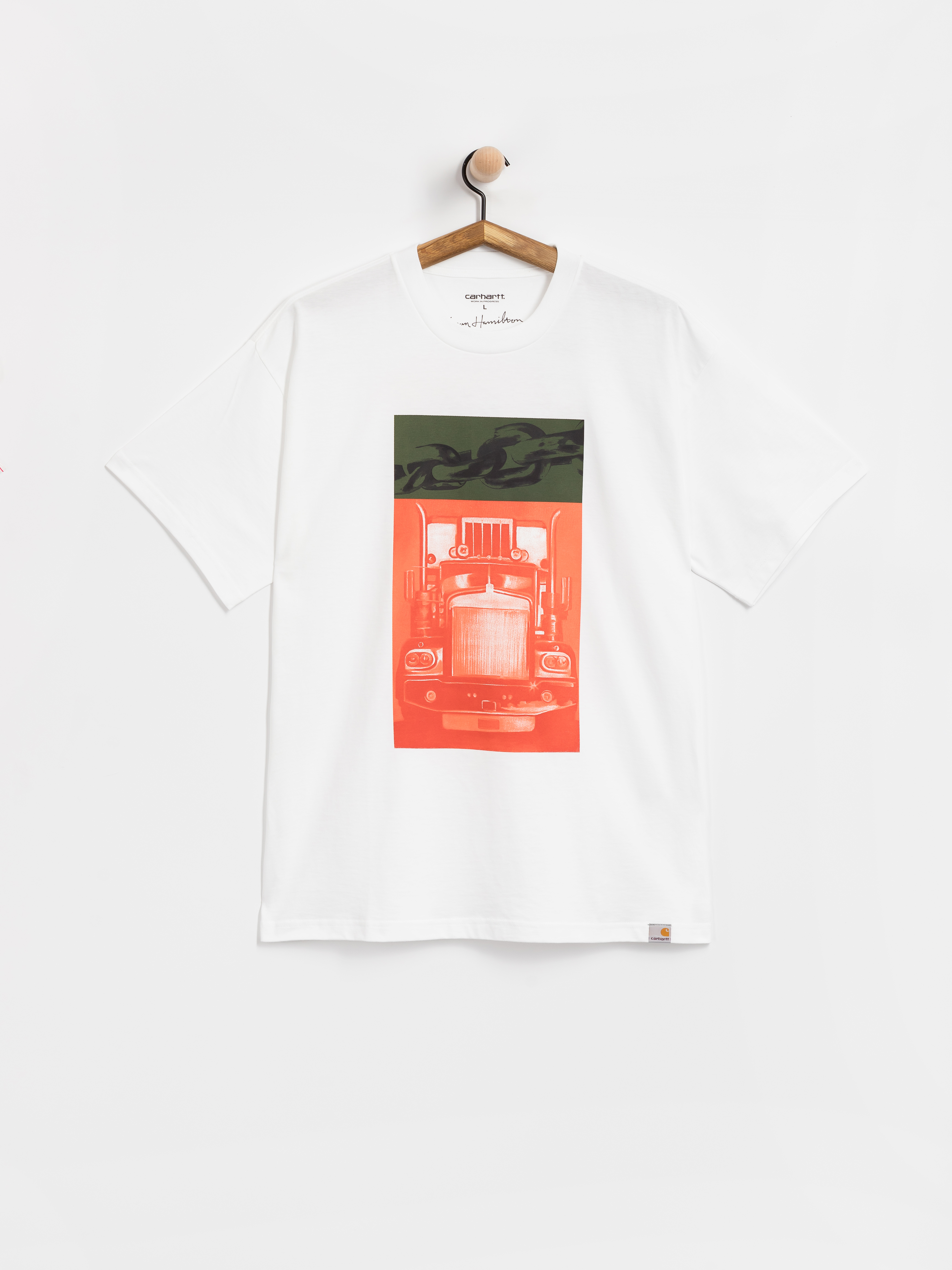 T-shirt Carhartt WIP Sean Hamilton 01 (white)
