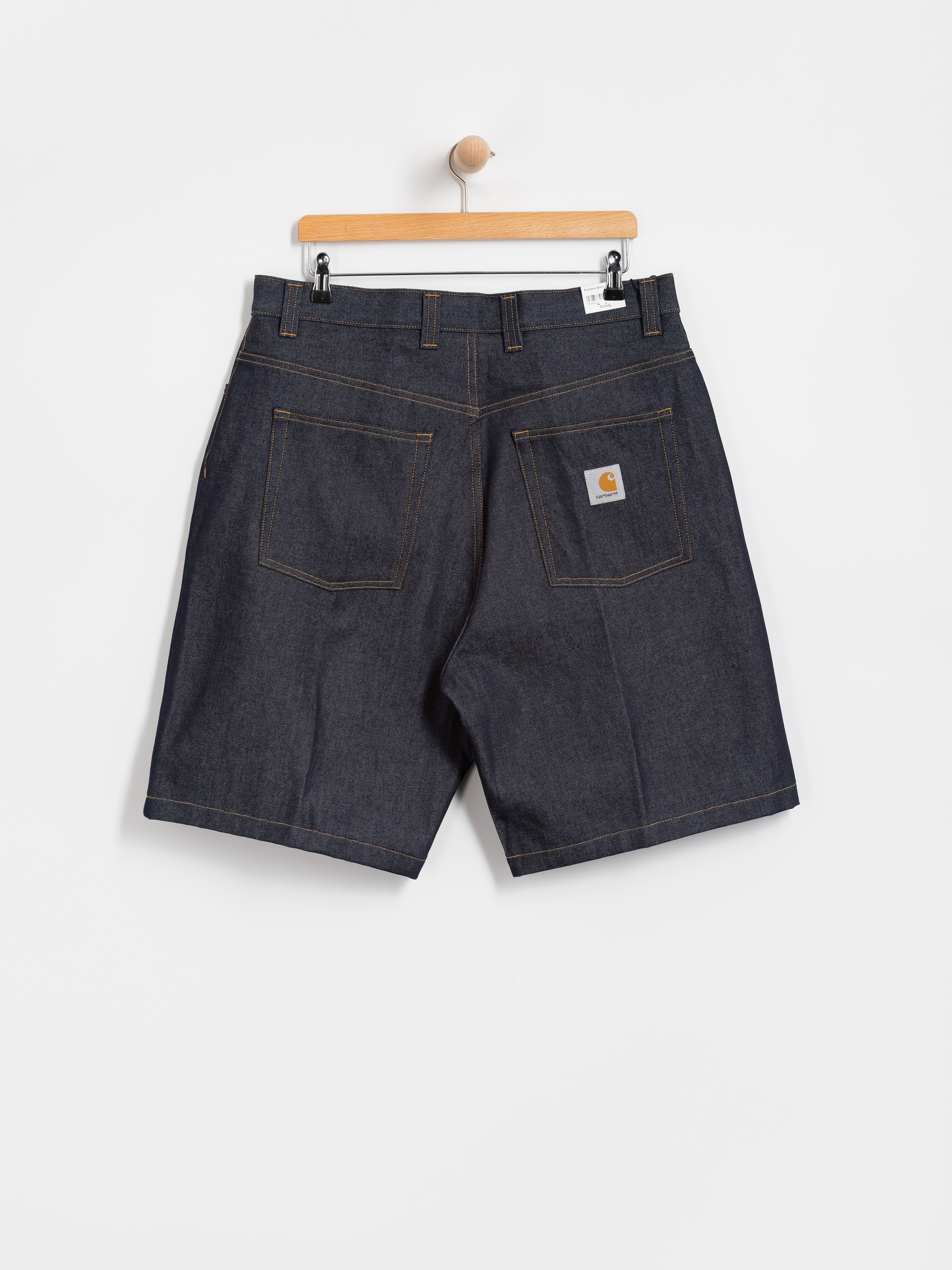 Szorty Carhartt WIP Brandon (blue rigrid)