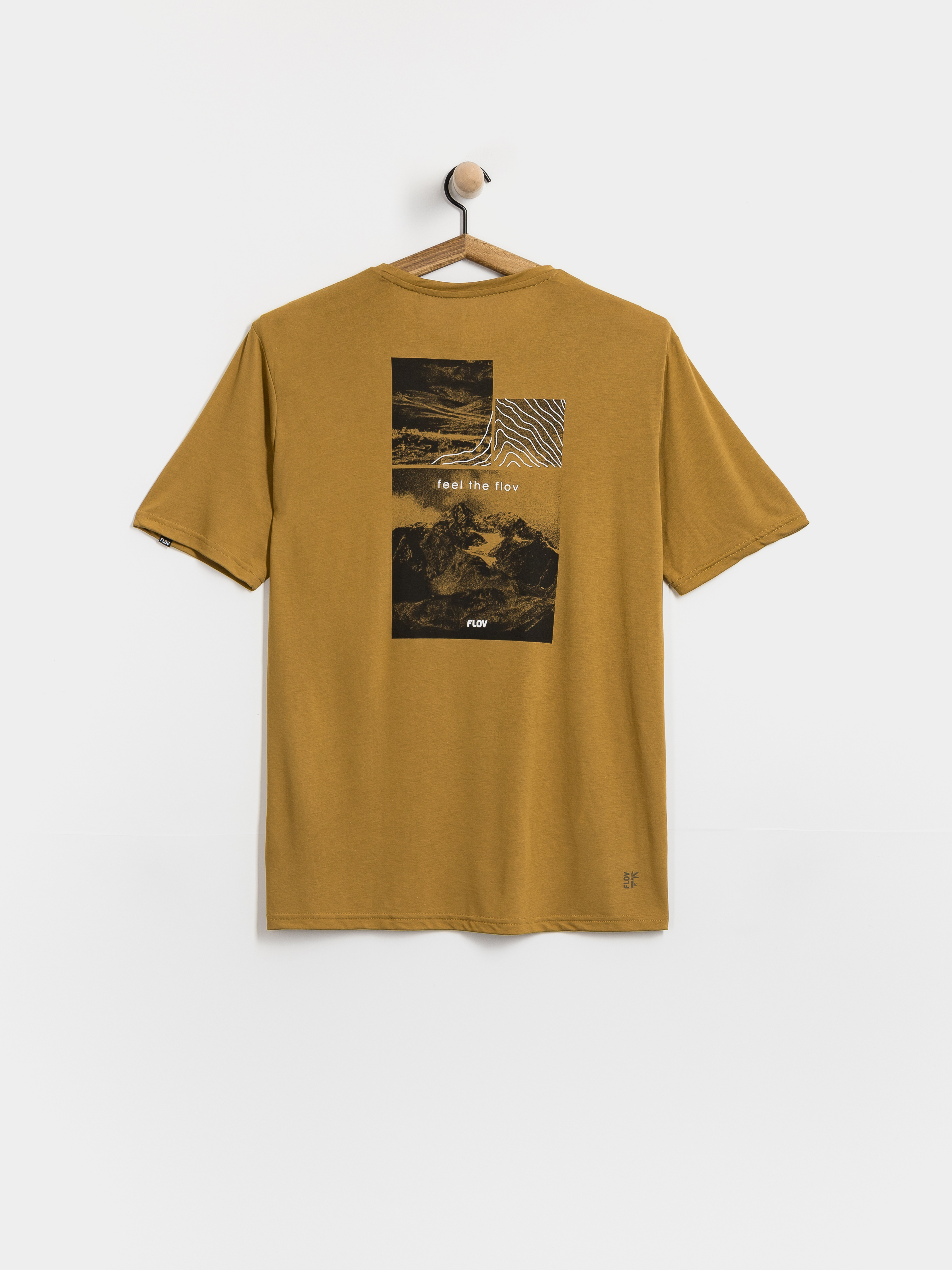 T-shirt FLOV Morro (light brown/dark grey)