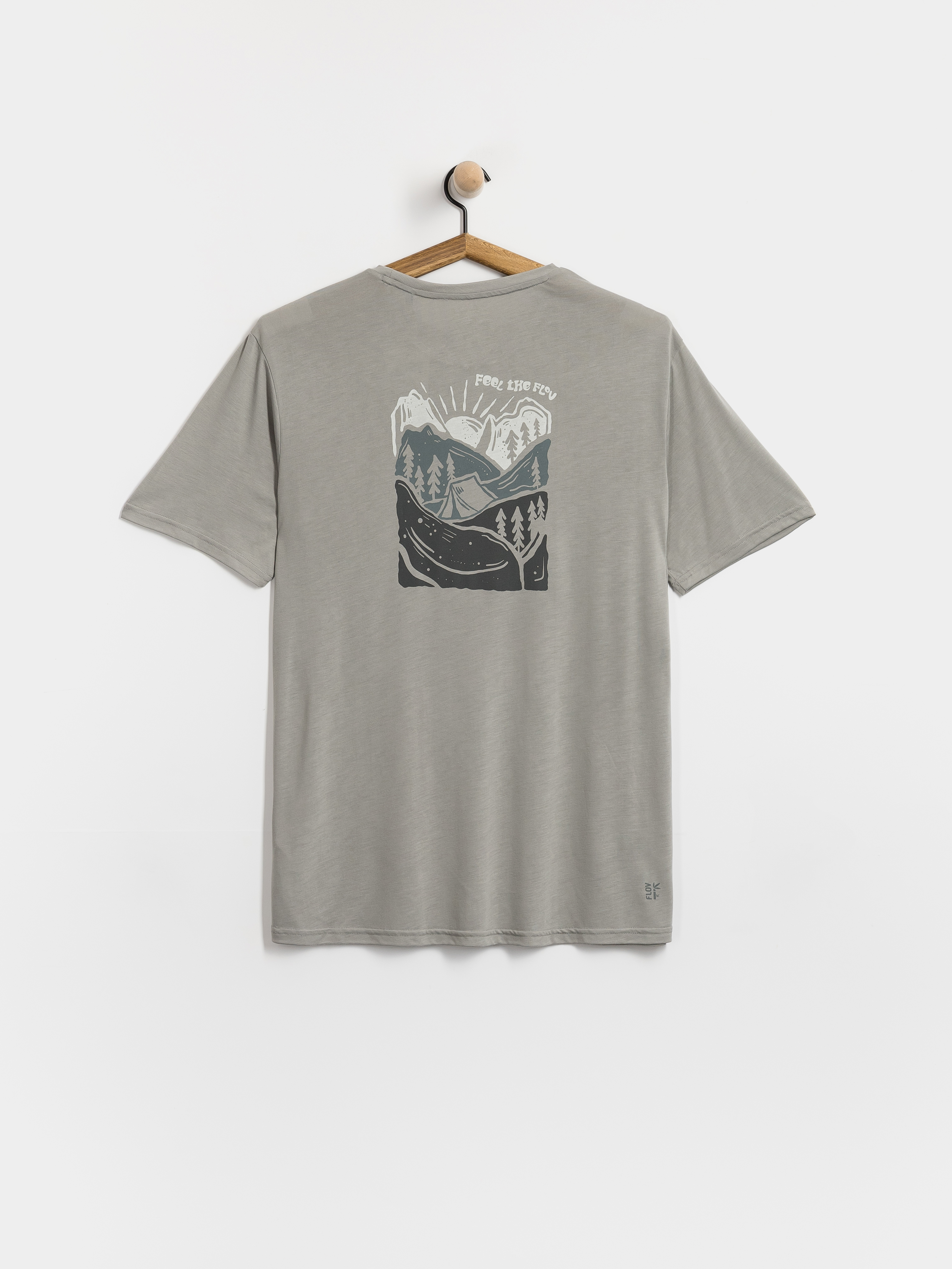 T-shirt FLOV Timberon (light grey/dark grey)