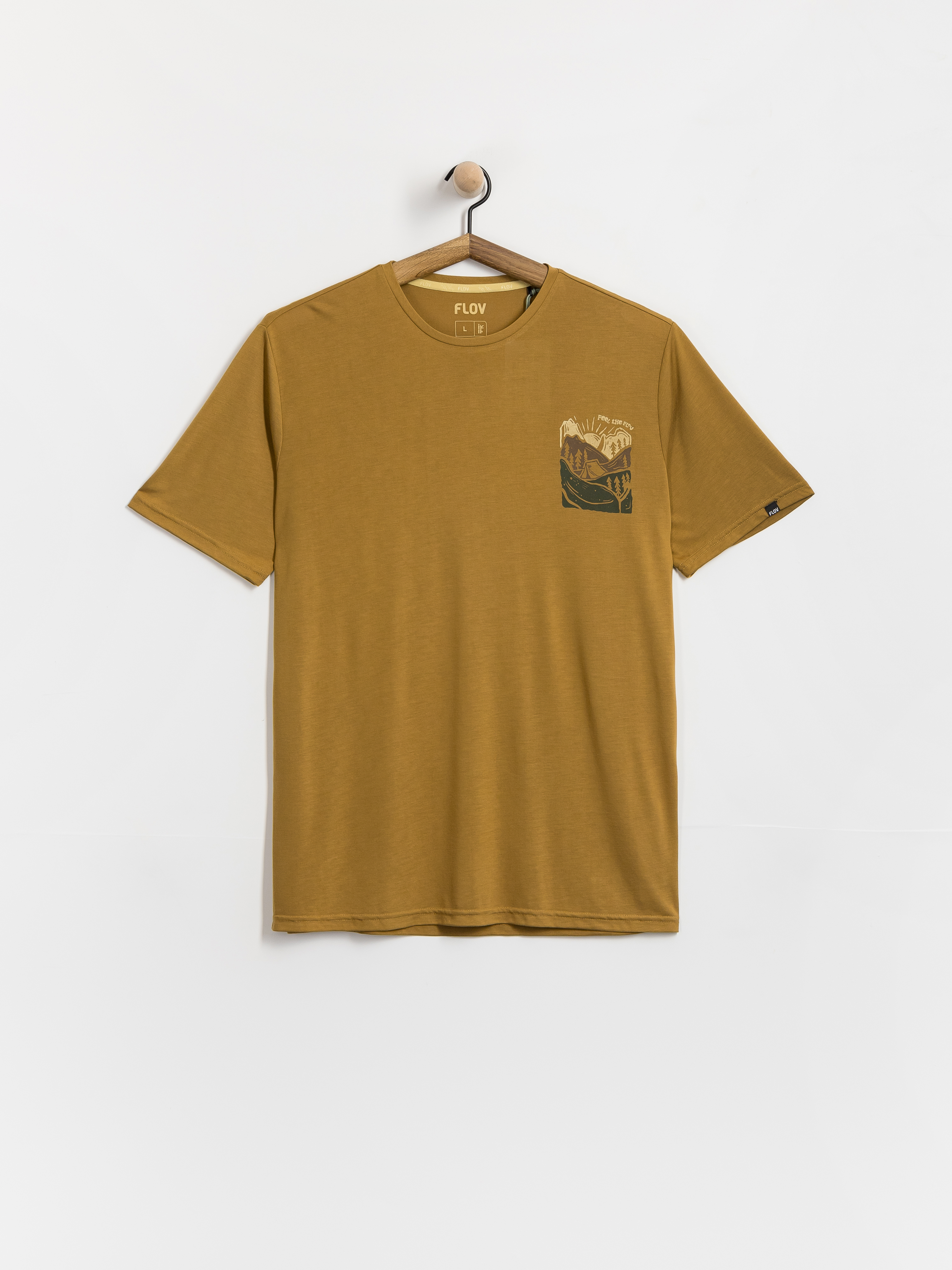T-shirt FLOV Timberon (light brown/olive)