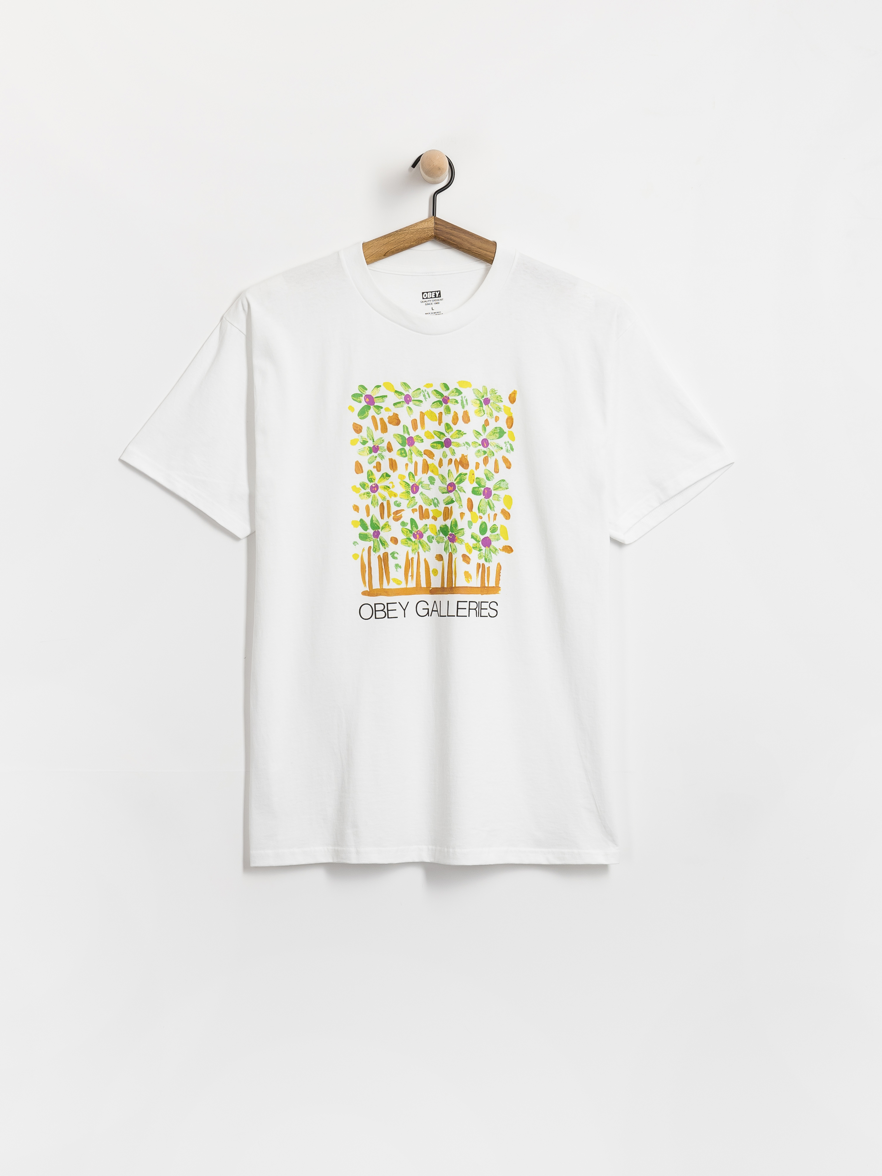 T-shirt OBEY Galleries (white)
