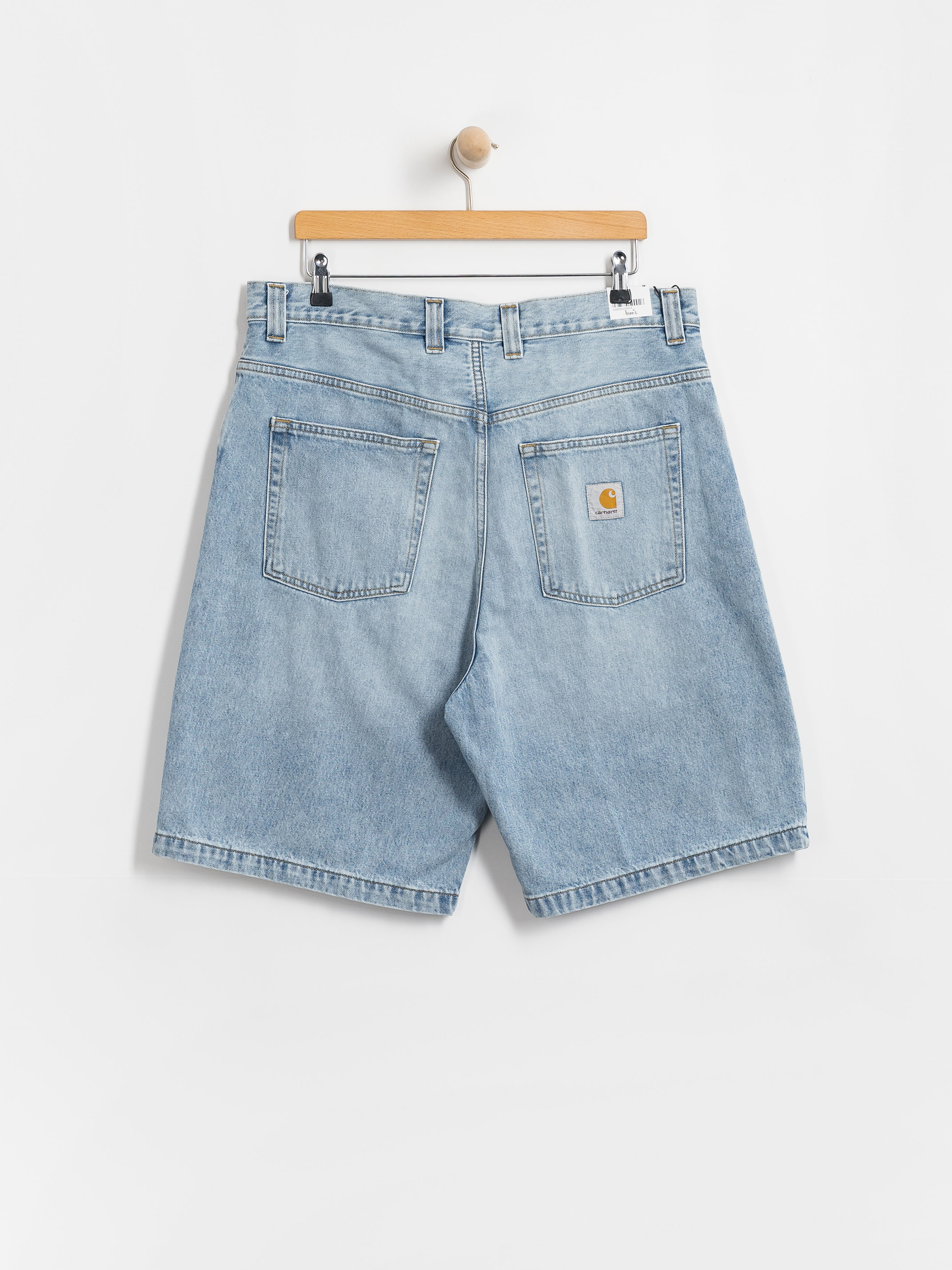 Szorty Carhartt WIP Brandon (blue heavy worn bleached)