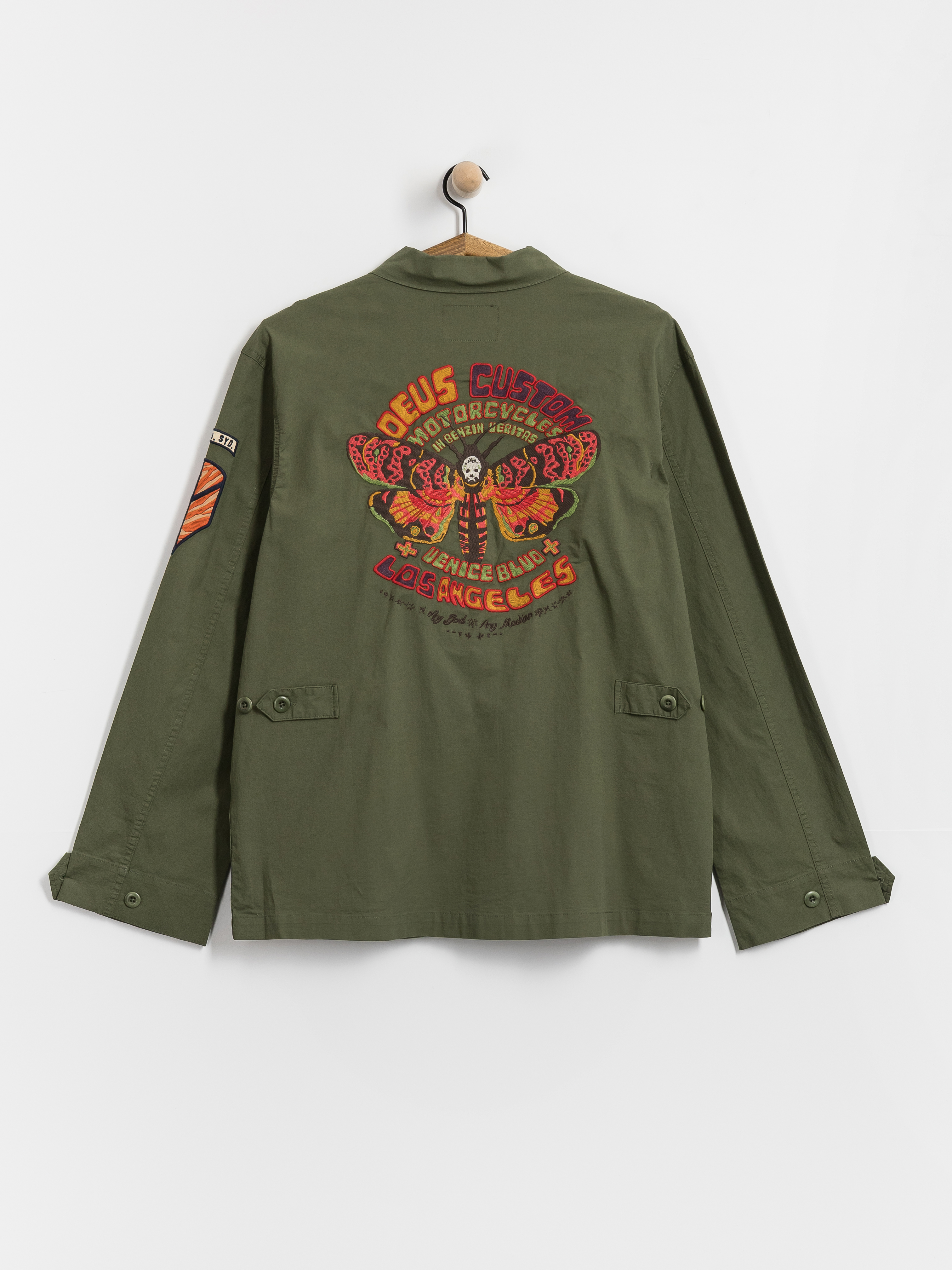 Koszula Deus Ex Machina Power Overshirt (pine green)
