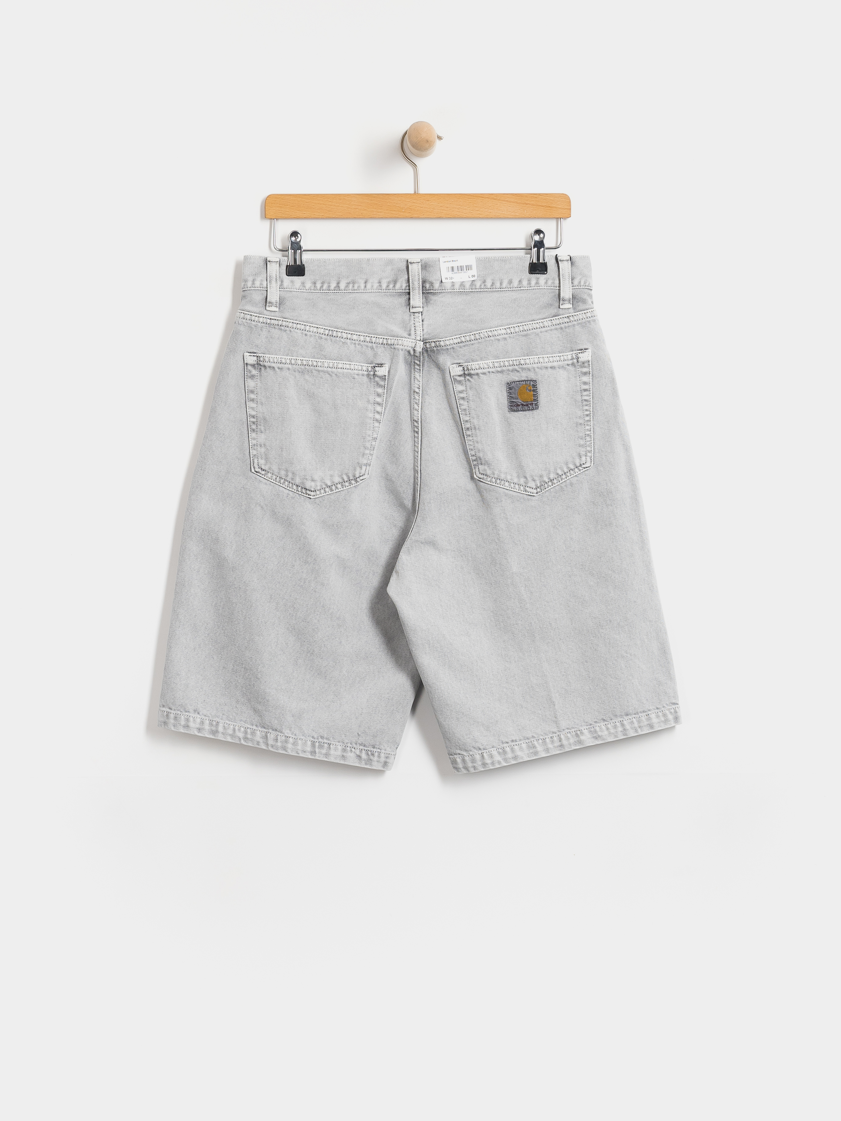 Szorty Carhartt WIP Landon (black chalk wash)