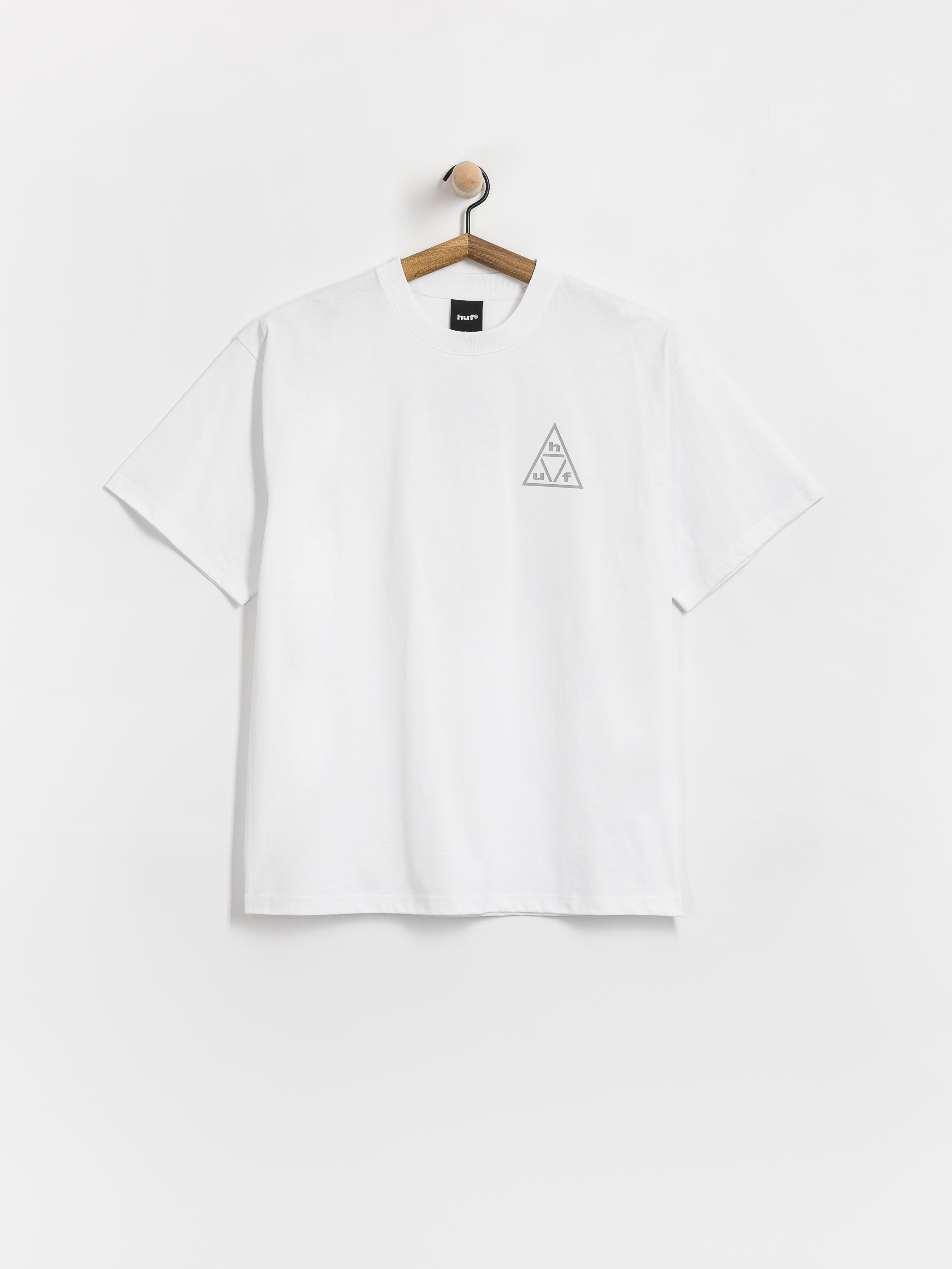 T-shirt HUF Triple Triangle (white/grey)
