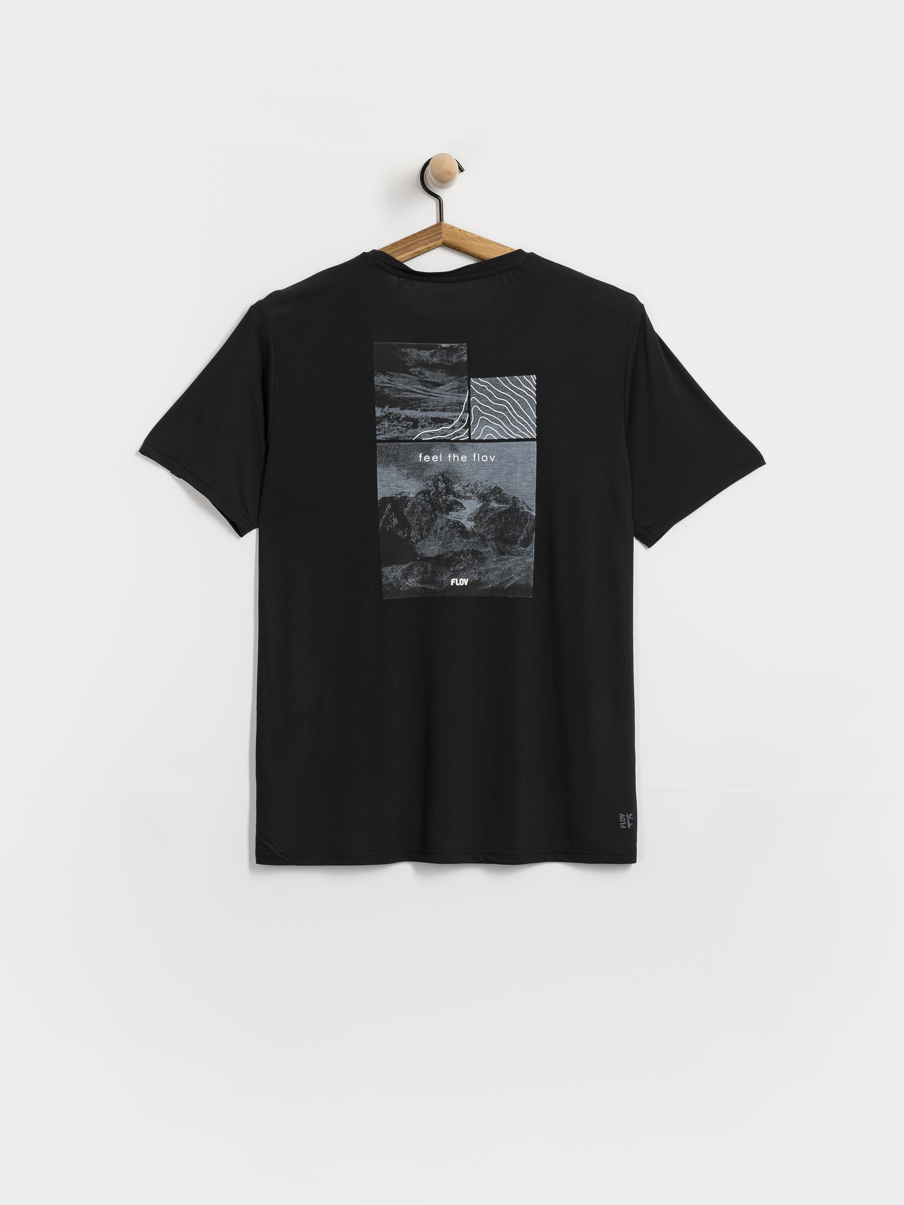 T-shirt FLOV Morro (black/dark grey)