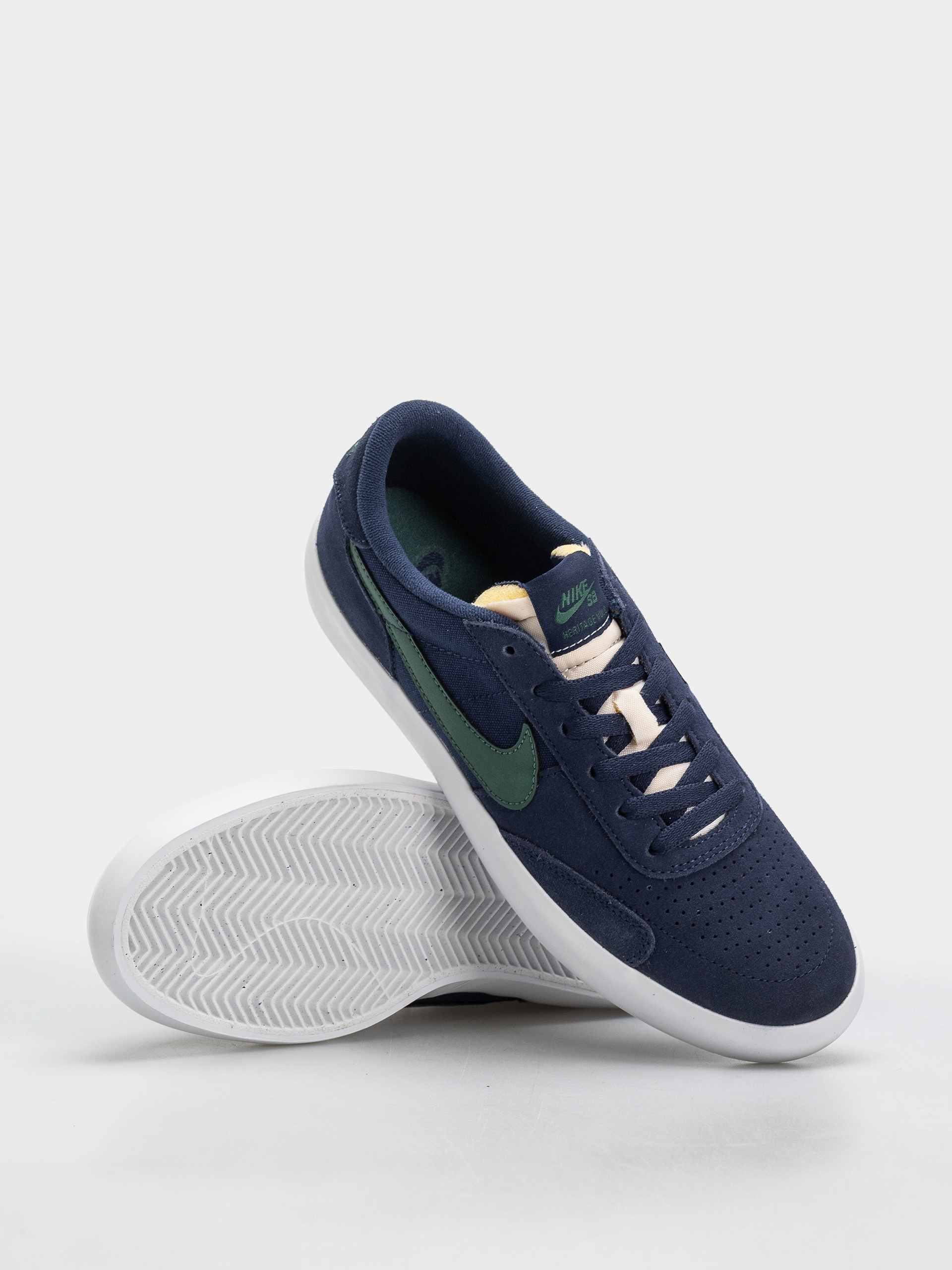 Buty Nike SB Heritage Vulc (midnight navy/noble green midnight navy)