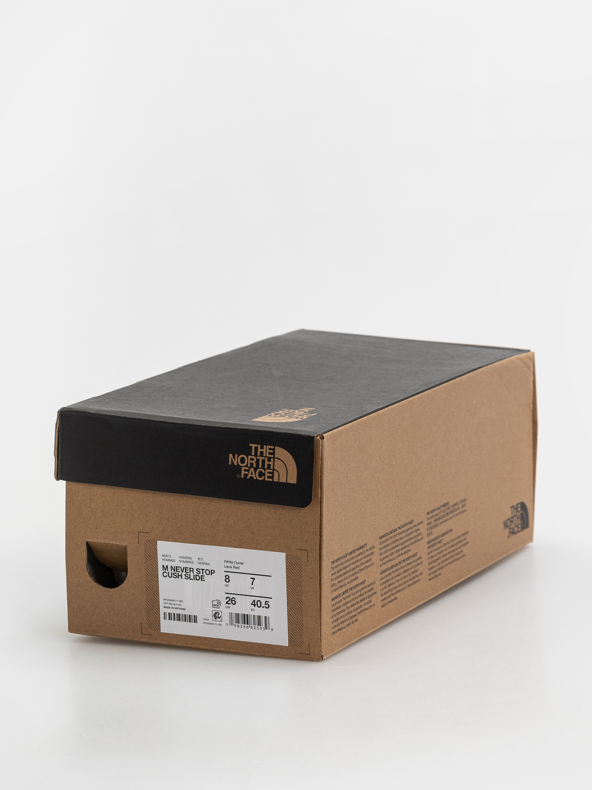 Klapki The North Face Never Stop Cush (white dune/lava)