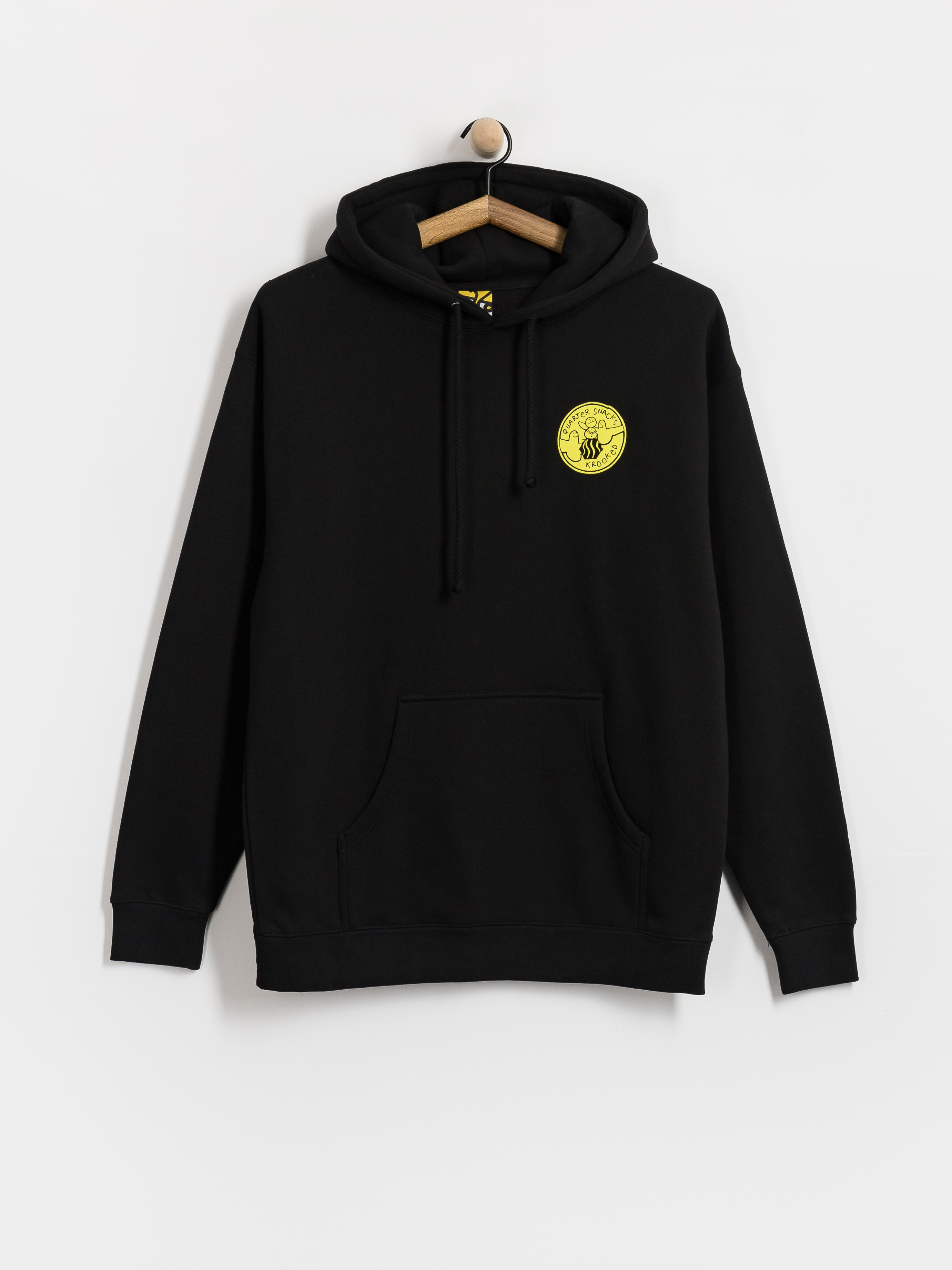 Bluza Krooked X Quarter Snacks Snackman (black)