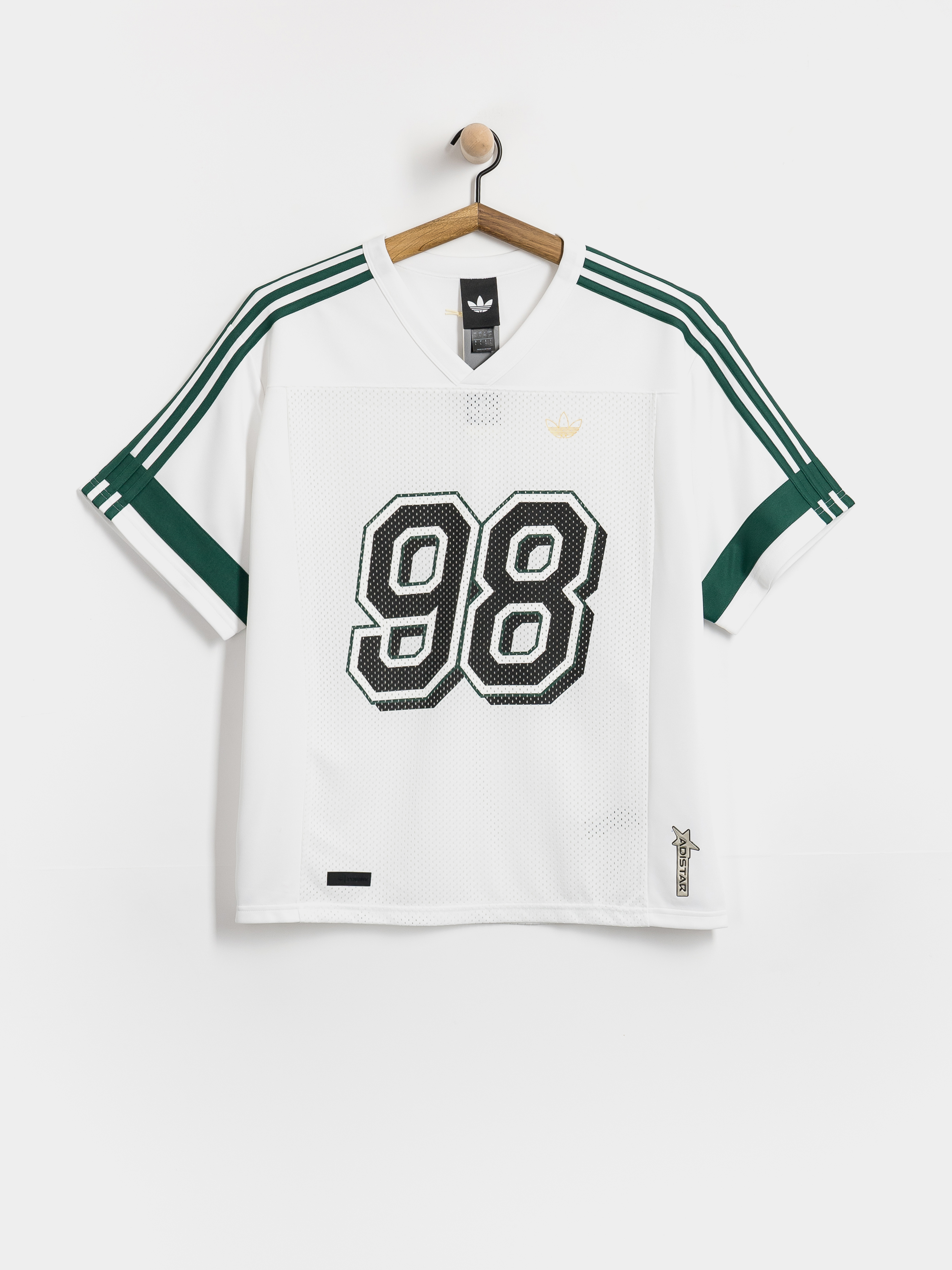 T-shirt adidas Tyshawn Jrsy (white/cgreen)