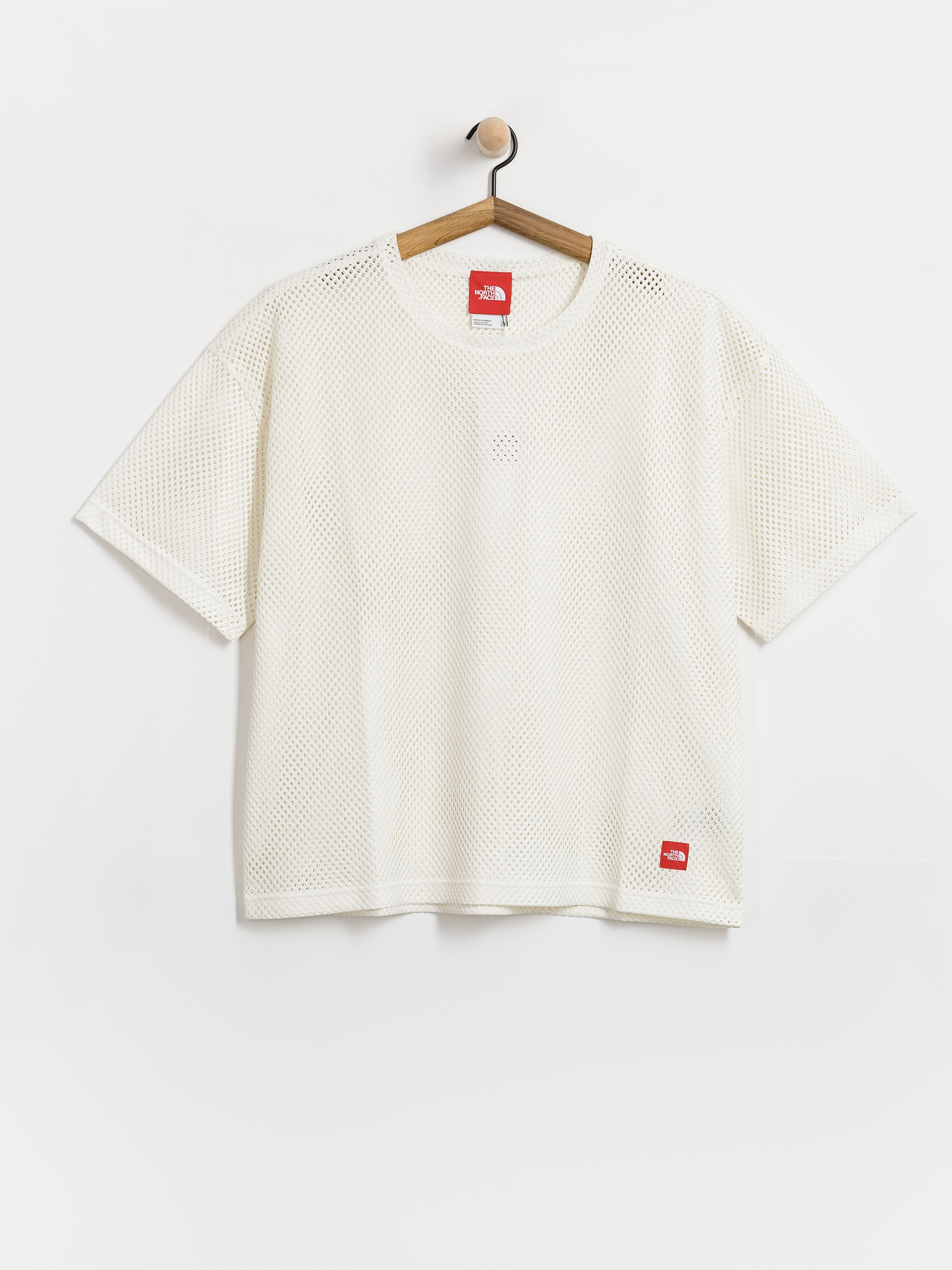 T-shirt The North Face Tnf Red Box Mesh (white dune)