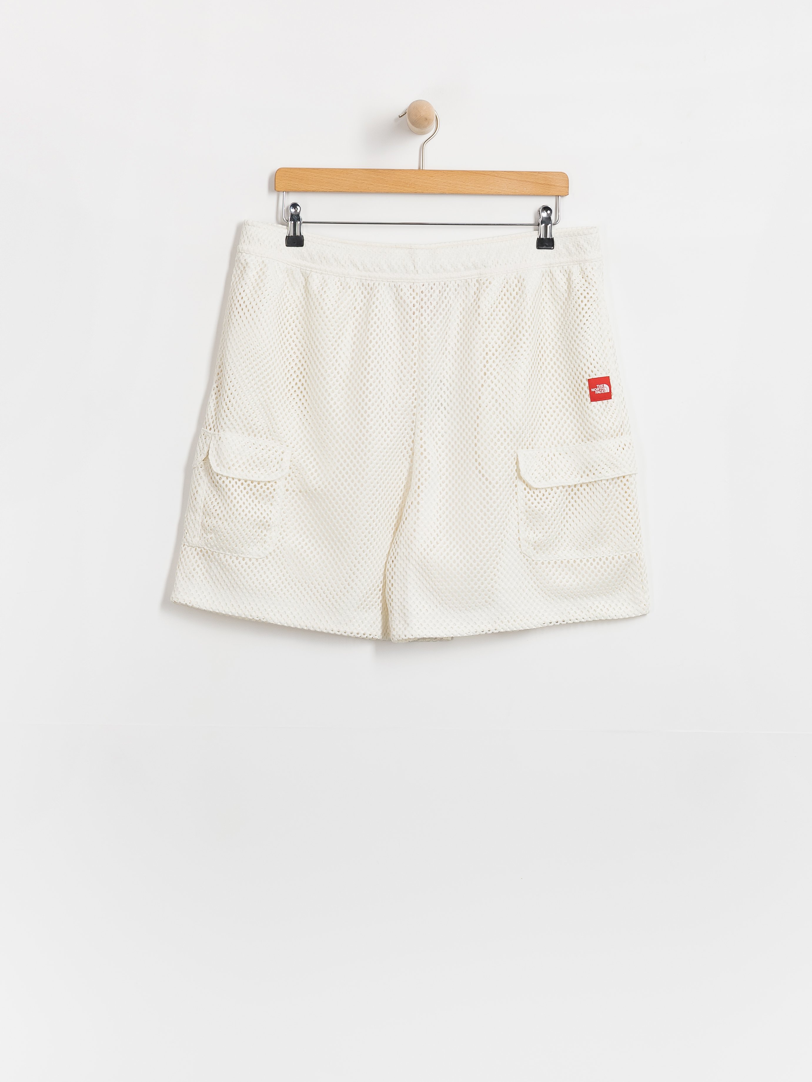 Szorty The North Face Tnf Red Box Mesh Utility (white dune)