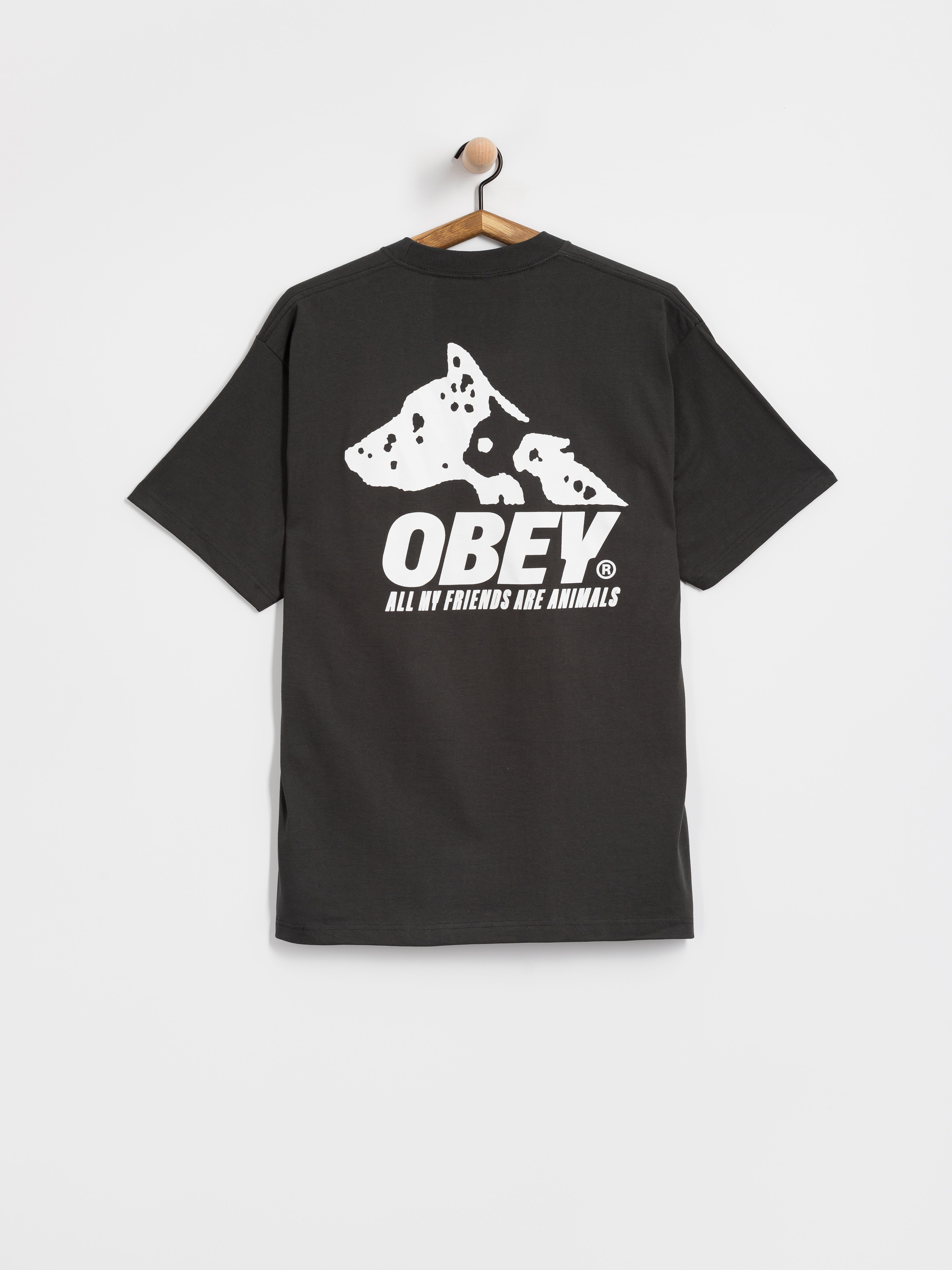 T-shirt OBEY Animals (vintage black)