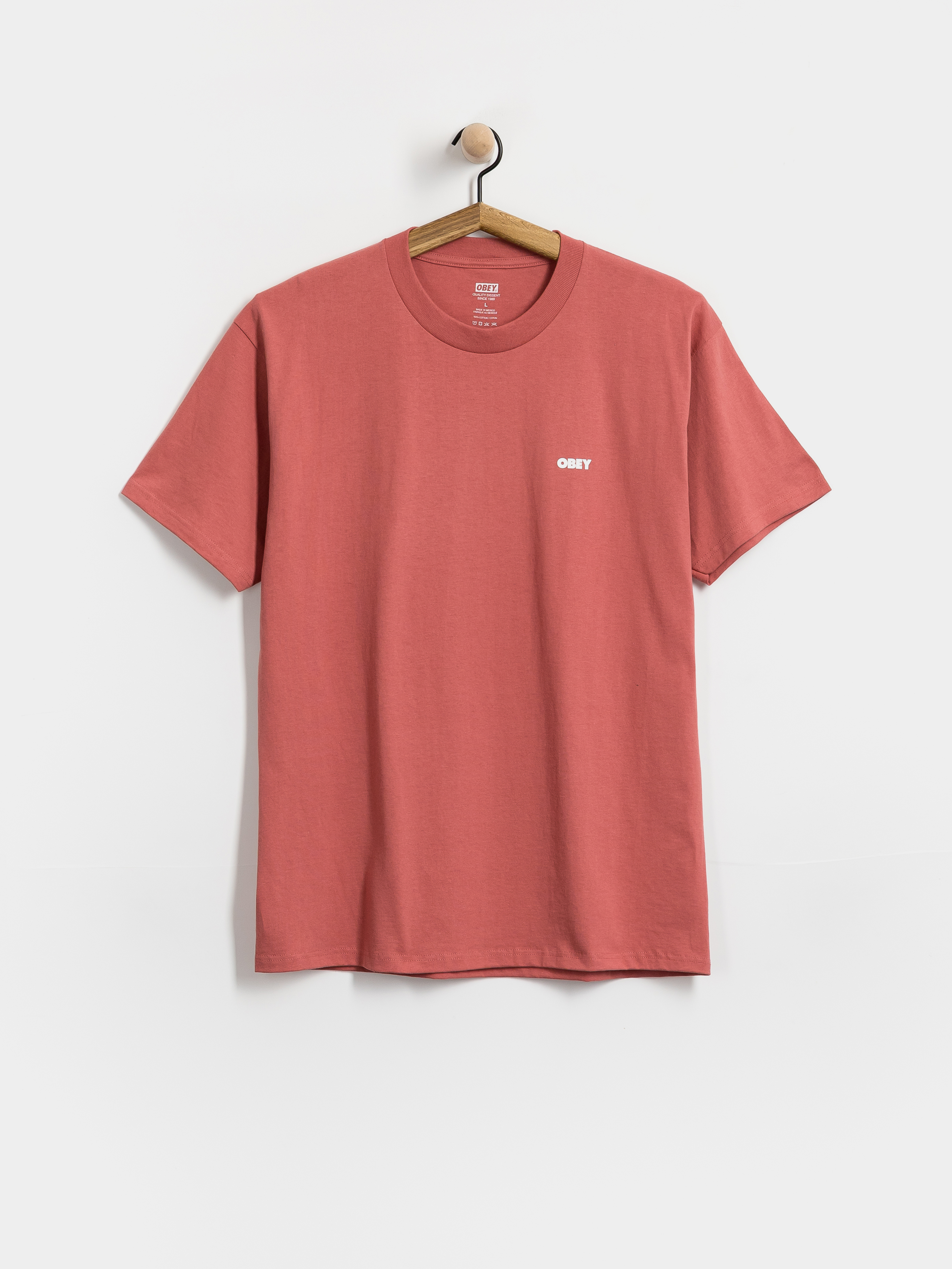 T-shirt OBEY Peep Hole (mineral red)
