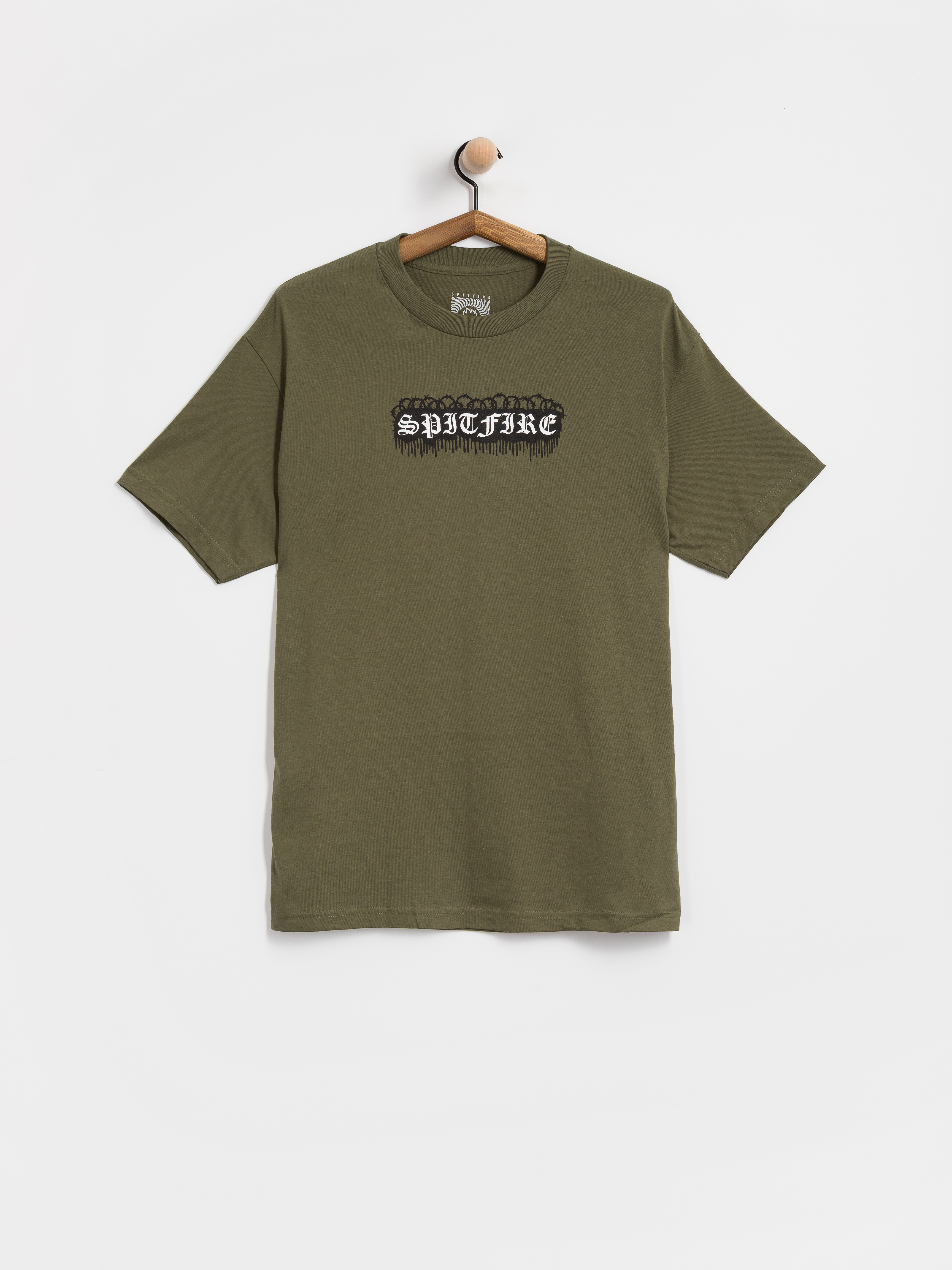 T-shirt Spitfire Old E Barbed (military green)