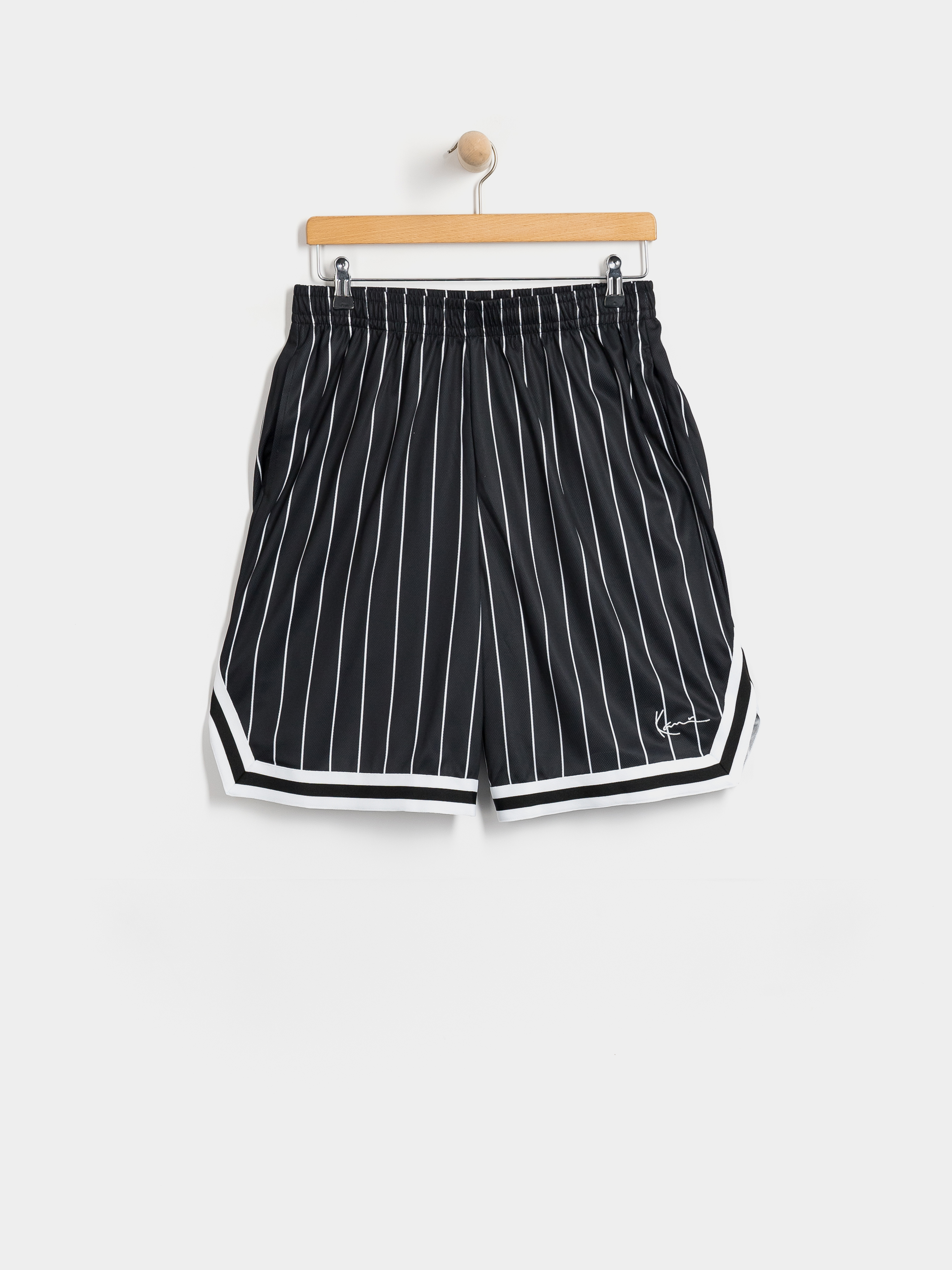 Szorty Karl Kani Small Signature Pinstripe Mesh