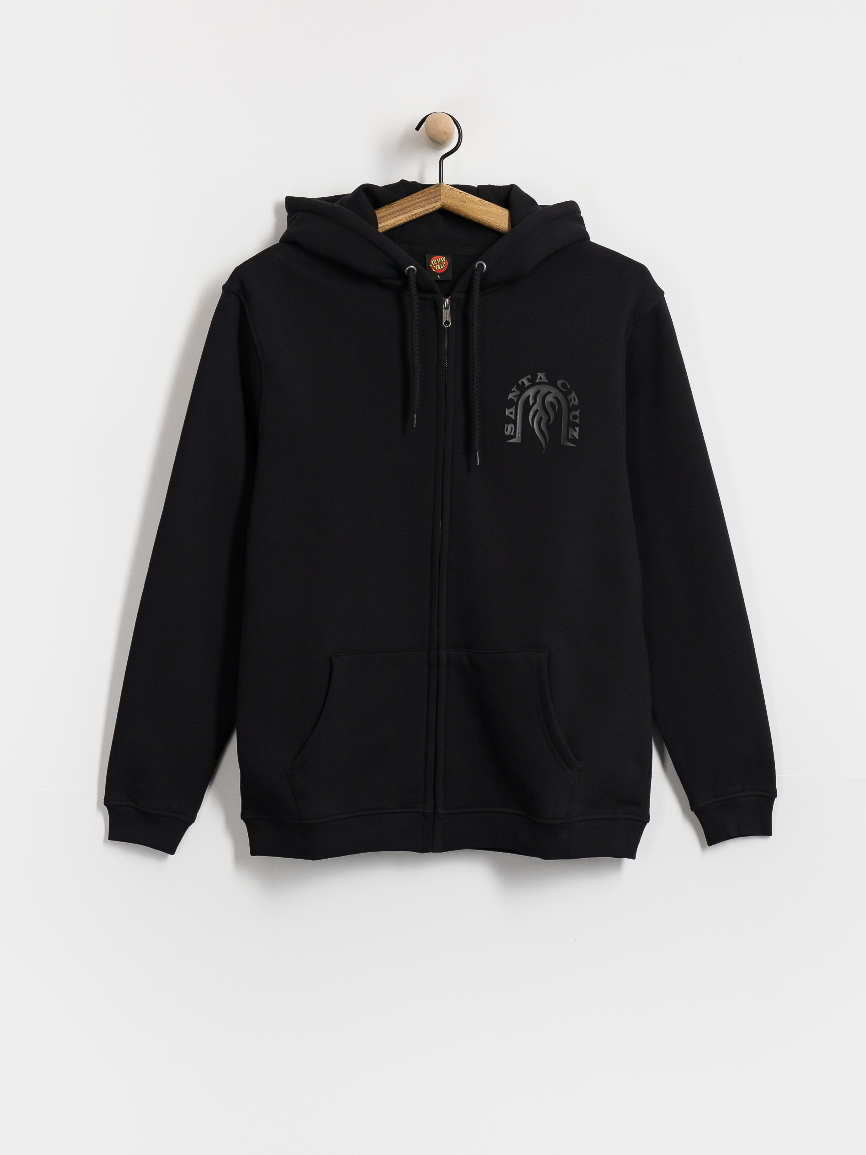 Bluza z kapturem Santa Cruz Dressen Tribal Arch ZHD (black)