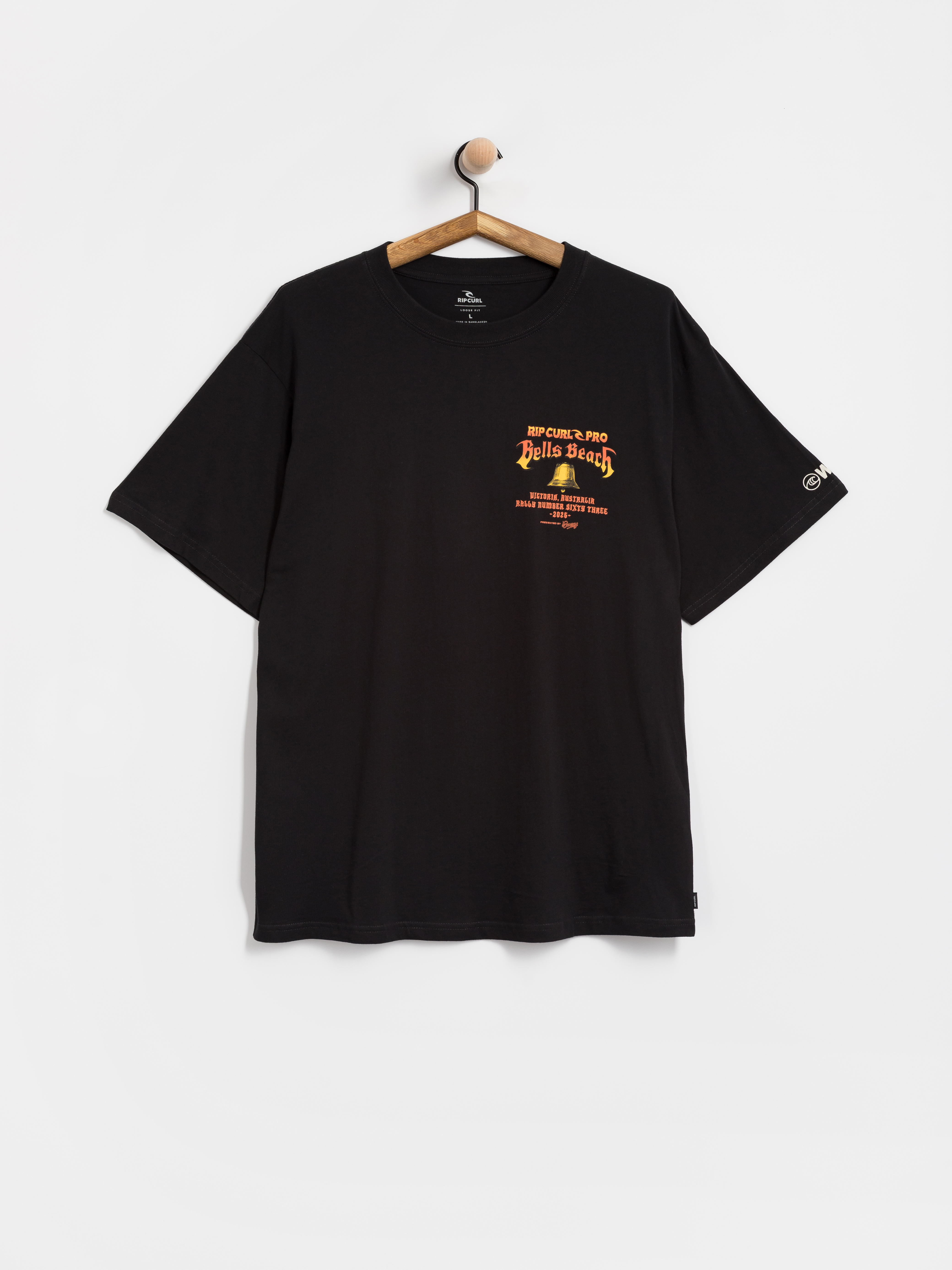 T-shirt Rip Curl Bells Pro 26 Bell Logo (black)