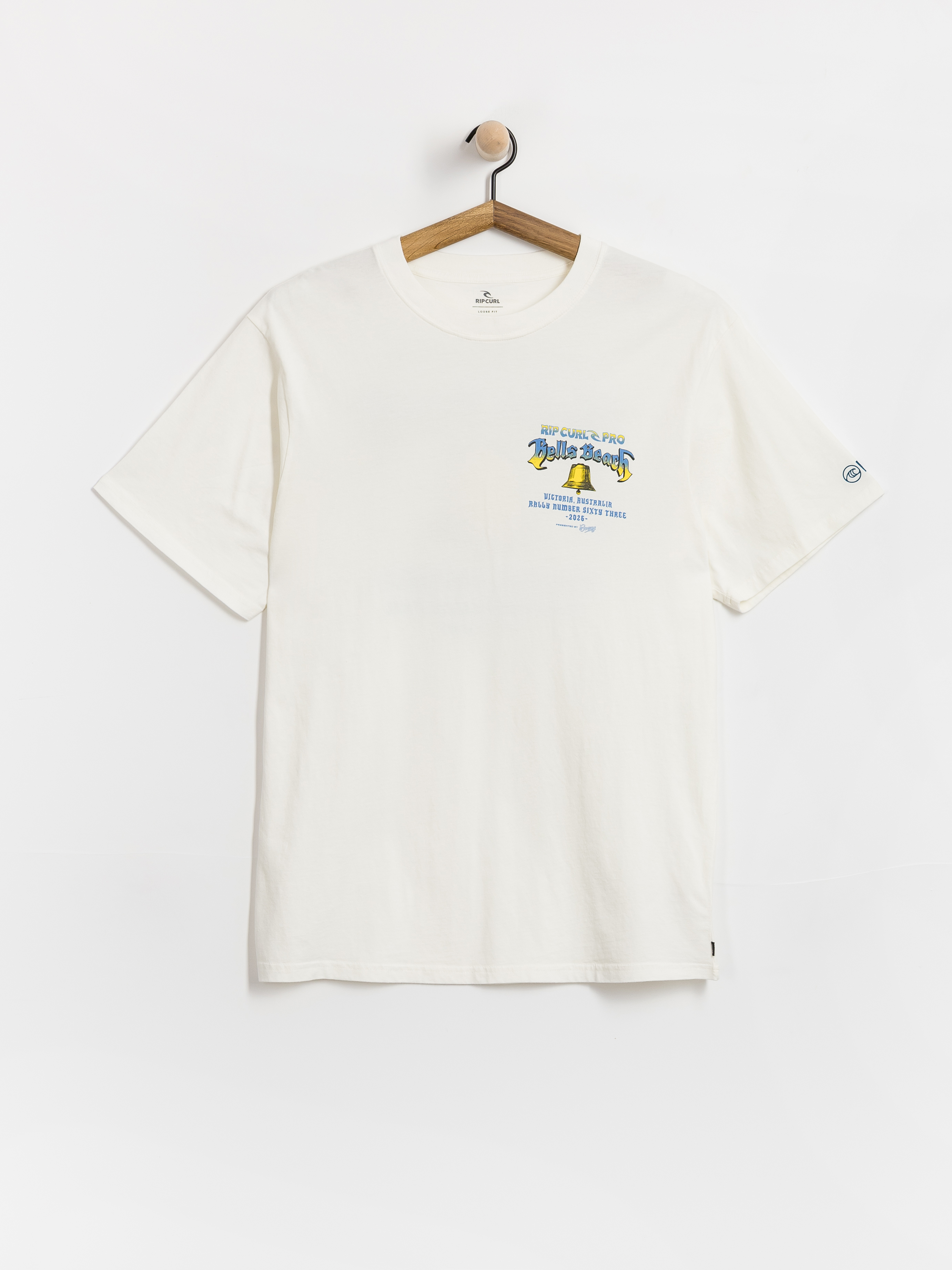 T-shirt Rip Curl Bells Pro 26 Bell Logo (bone)