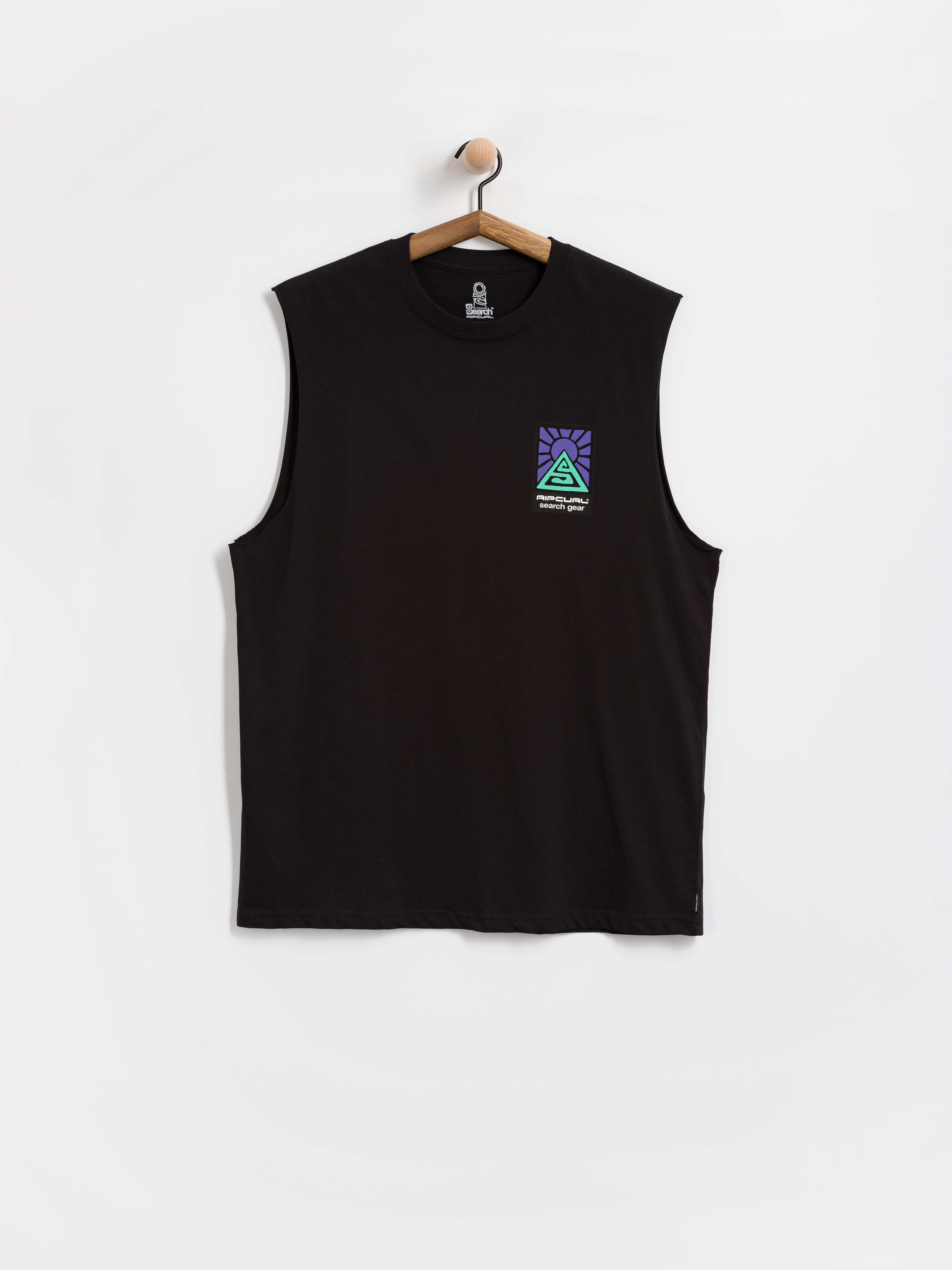 T-shirt Rip Curl Search Dawn Muscle (black)