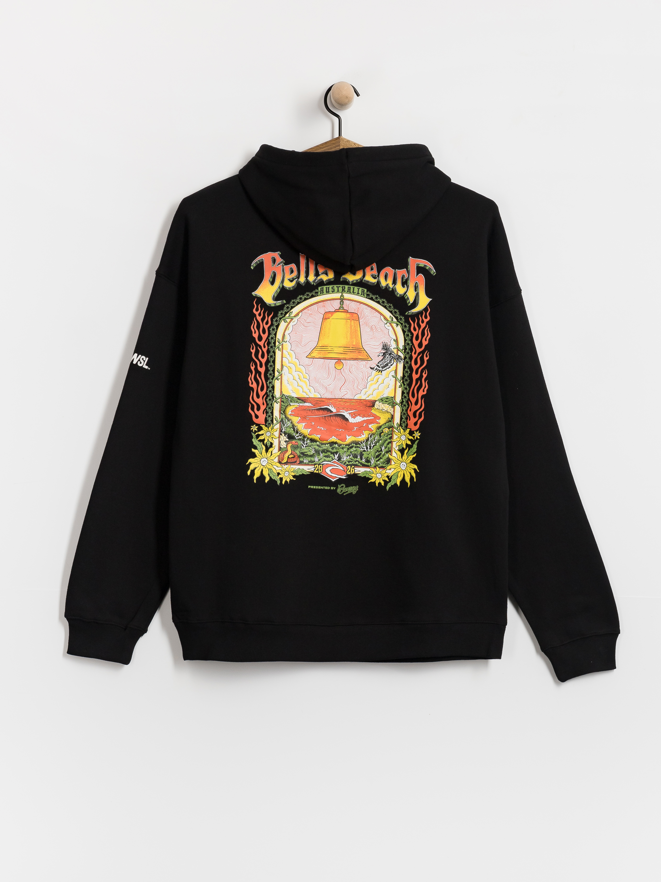 Bluza z kapturem Rip Curl Bells Pro 26 HD (black)