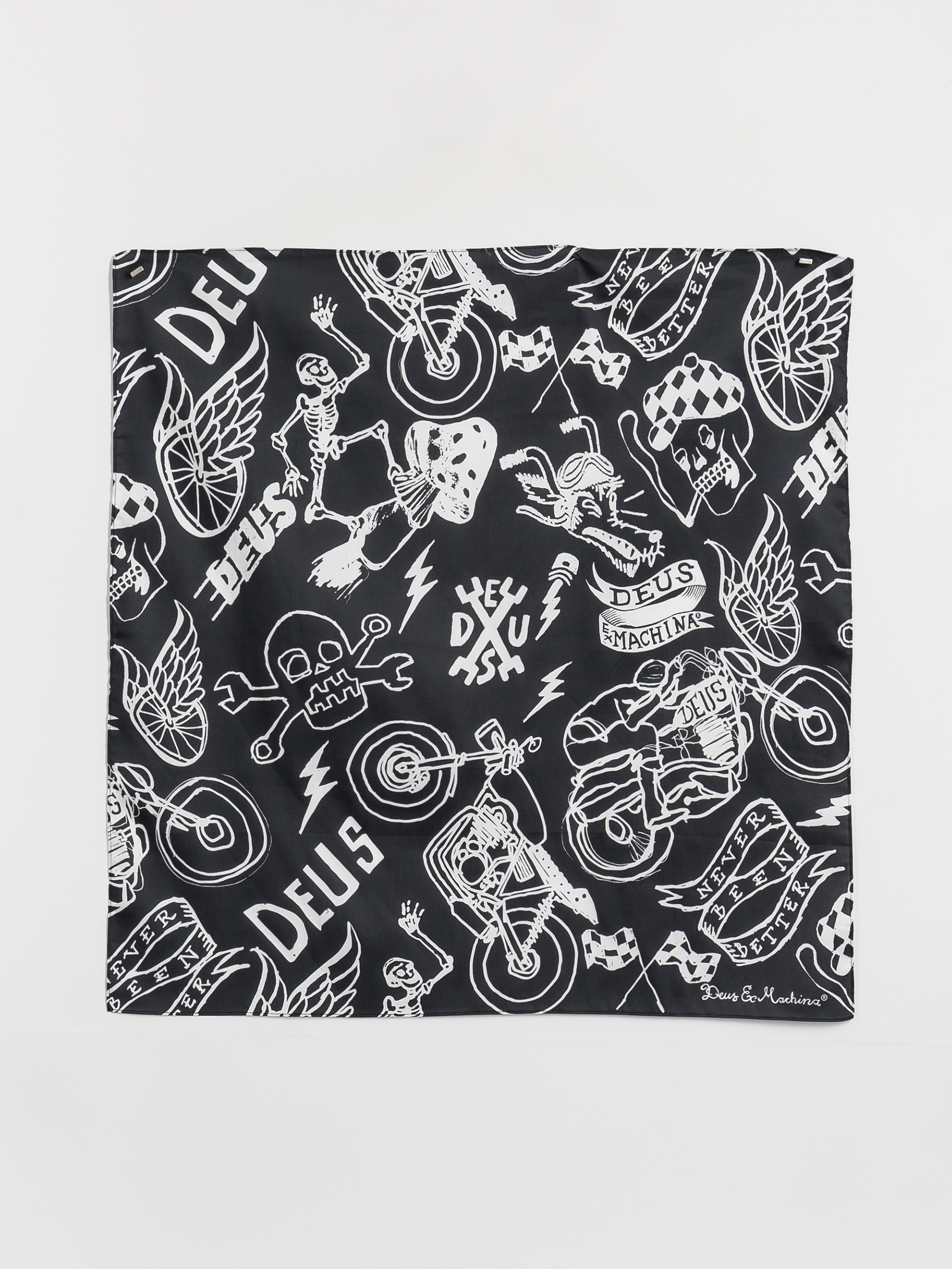 Bandana Deus Ex Machina Doodle (black)
