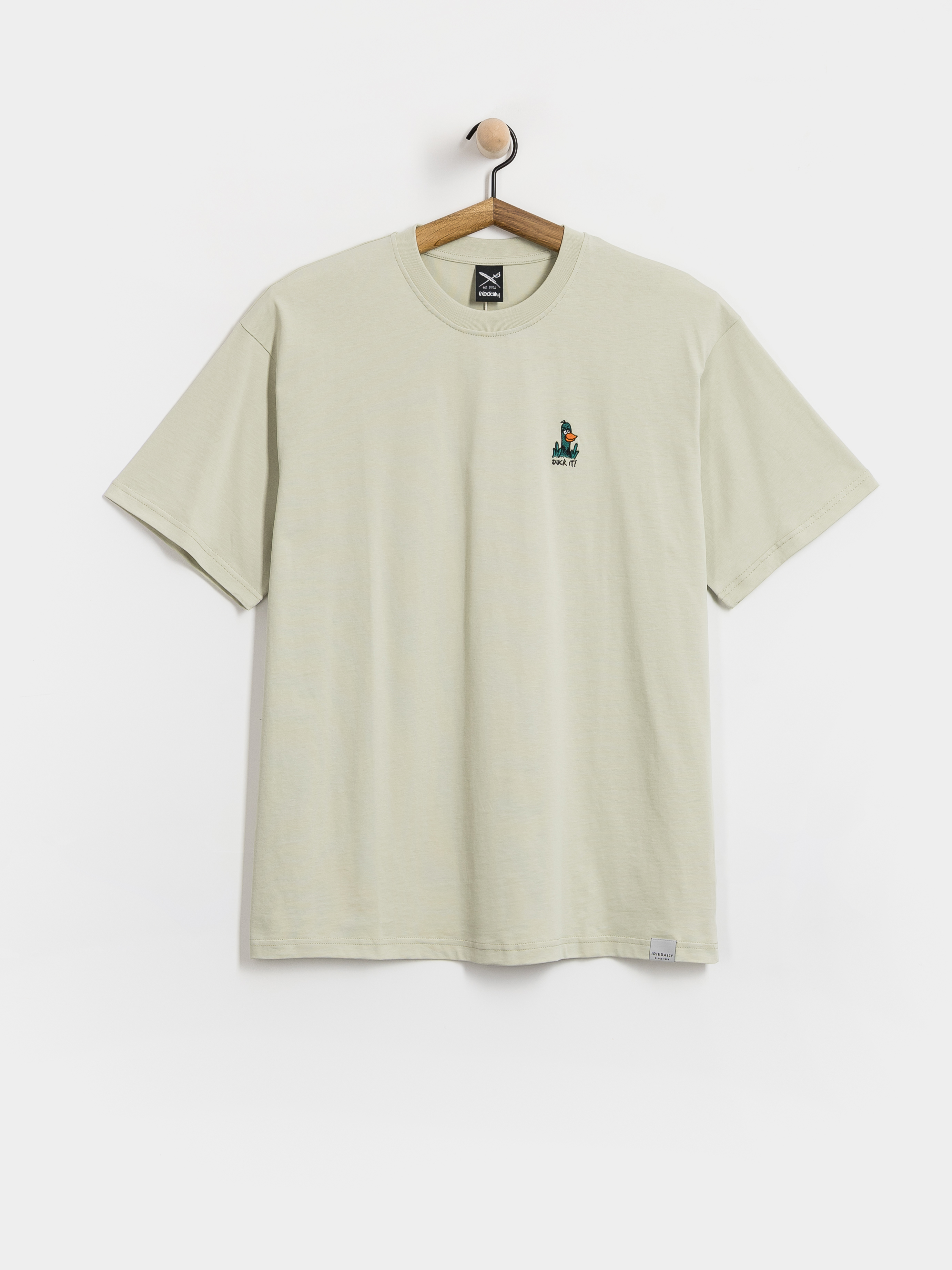 T-shirt Iriedaily What The Duck (light sage)
